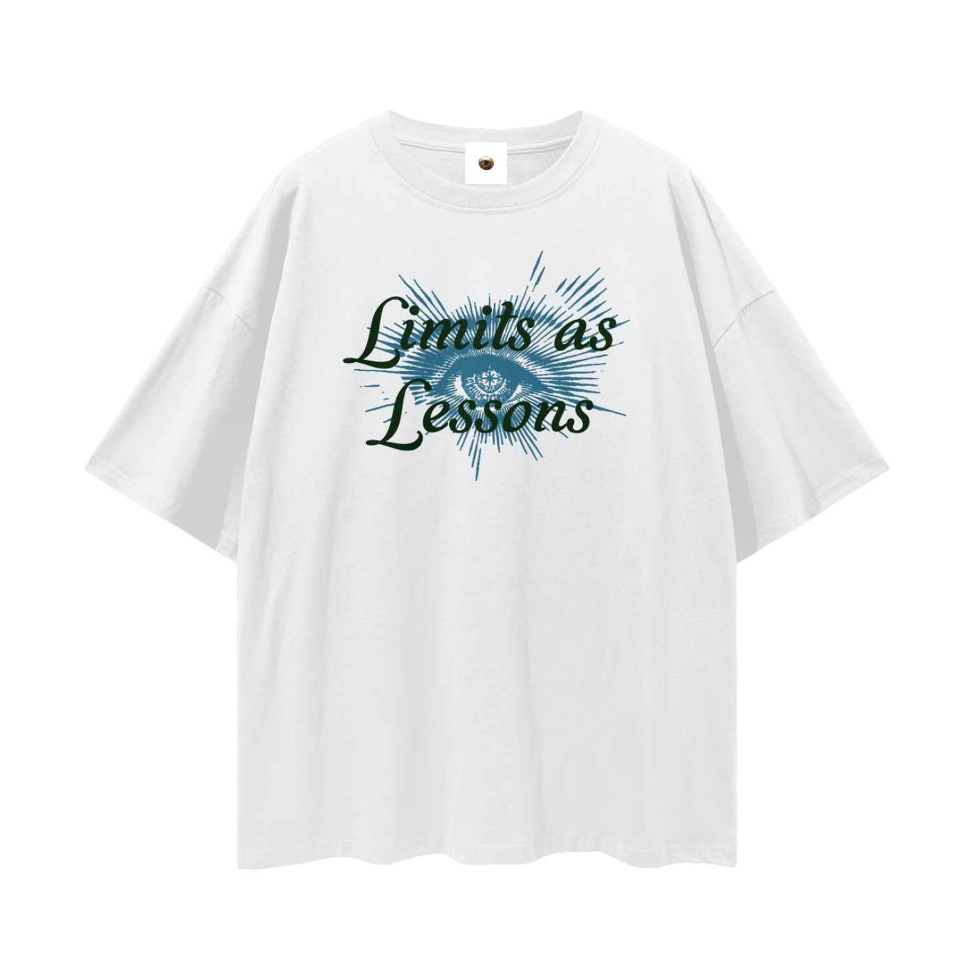 Limits As Lessons Streetwear Loose Drop Shoulder T-Shirt
