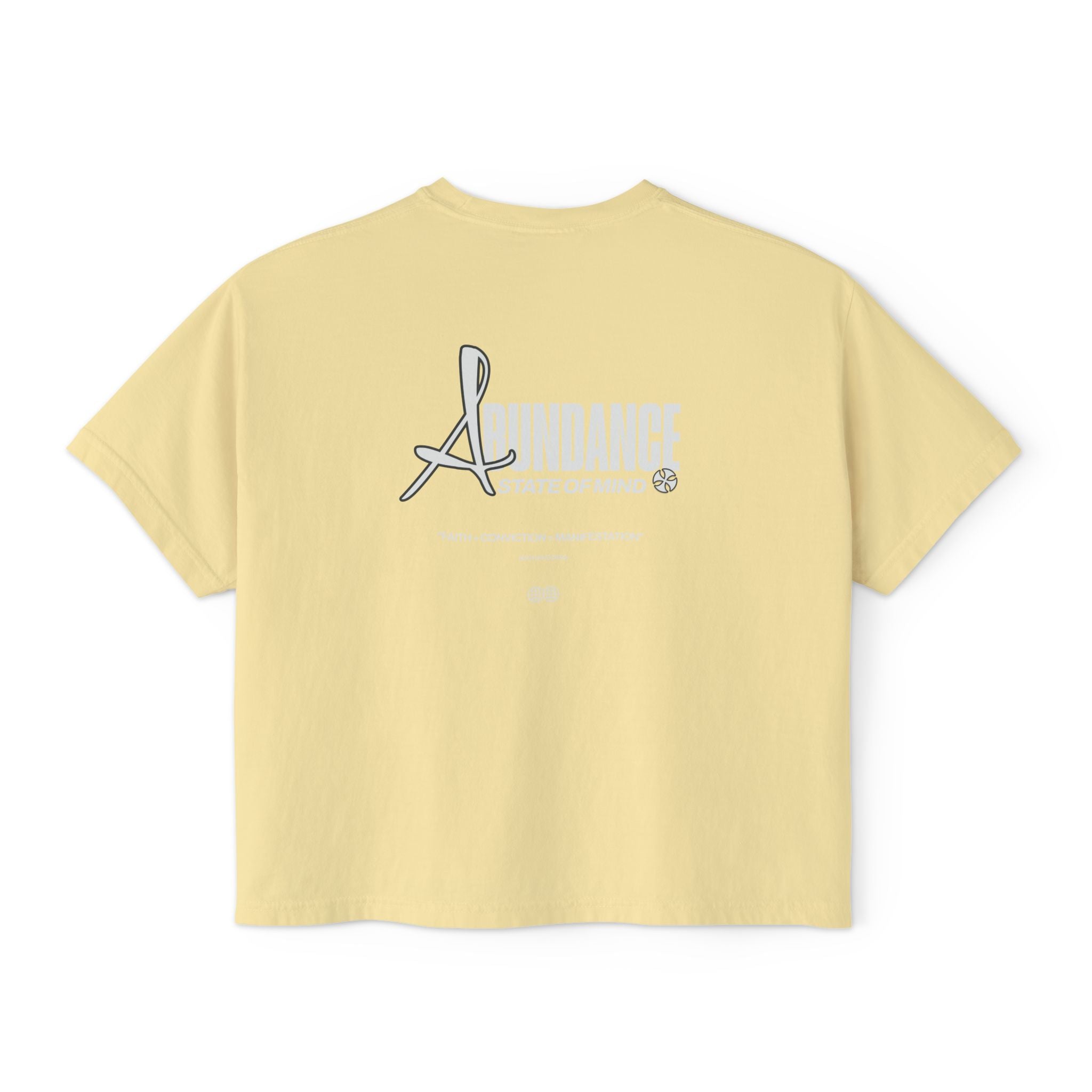 Abundance unisex cropped Boxy Tee