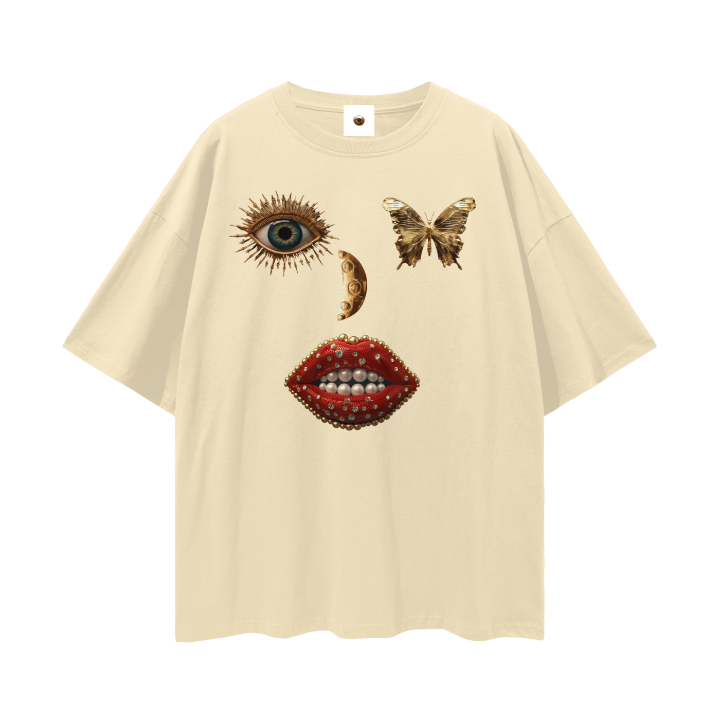 SS Face Streetwear Loose Drop Shoulder T-Shirt