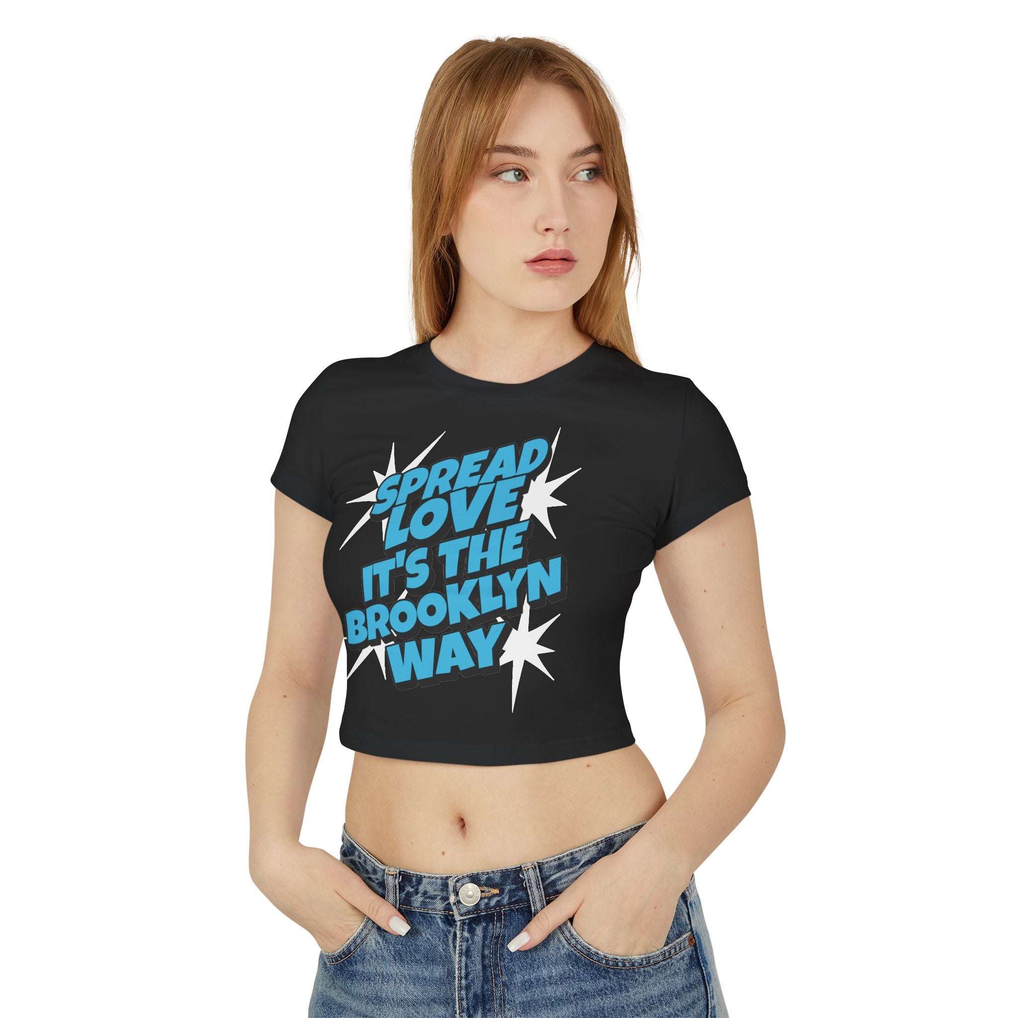 Spread Love It's The Brooklyn Way Women's Tiny Tee