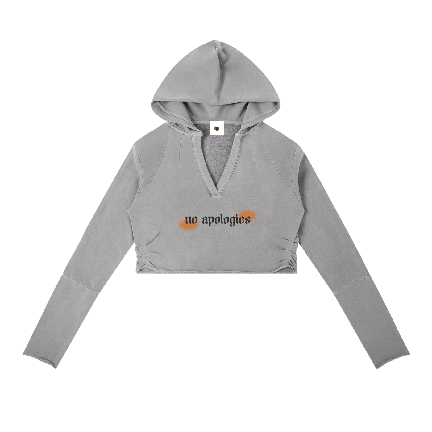 No Apologies Vintage Washed Raw Edge Hoodie