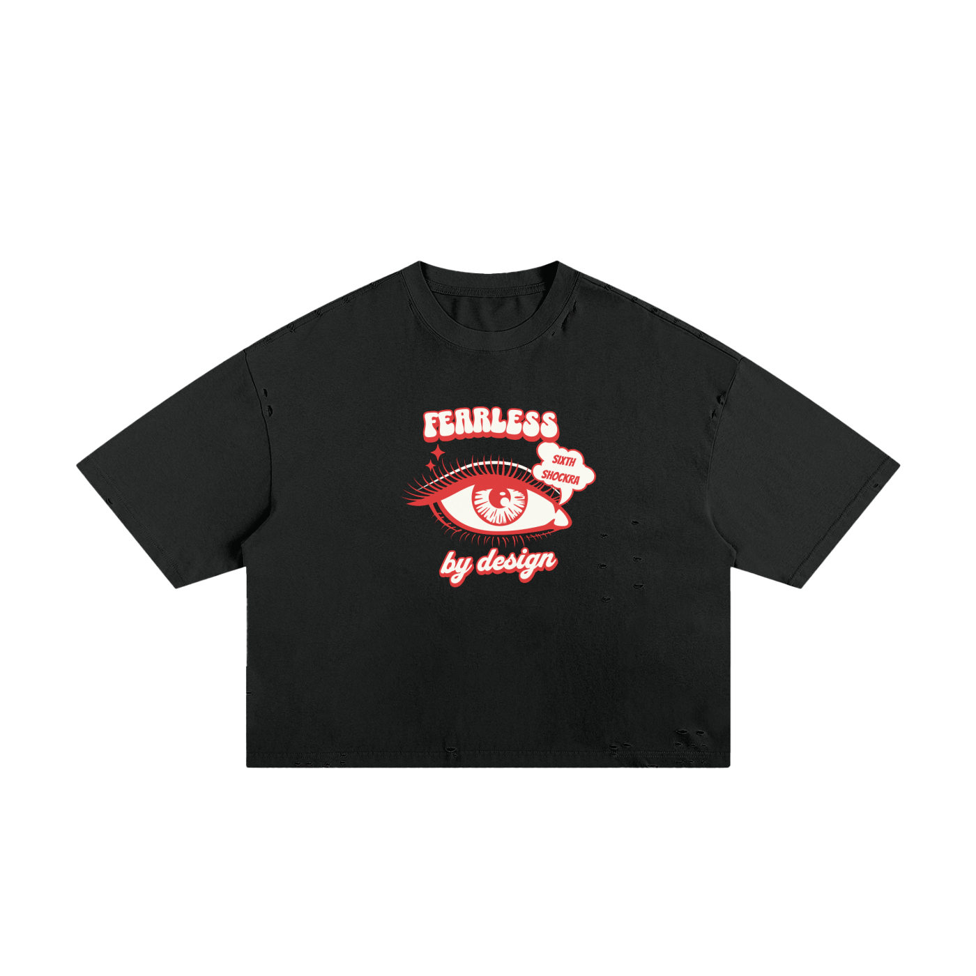 Fearless By Design unisex cropped Boxy Tee