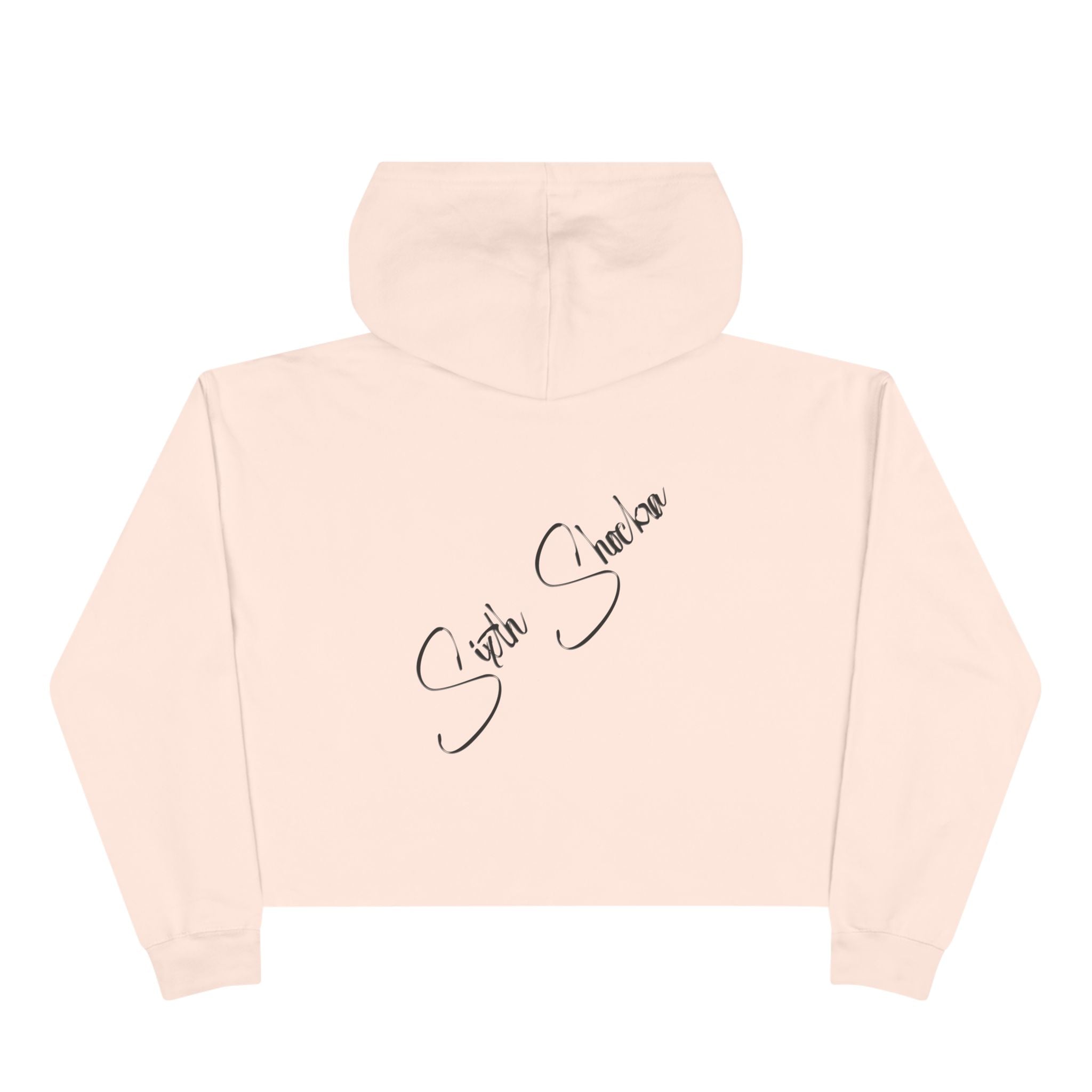 Signing Off Crop Hoodie