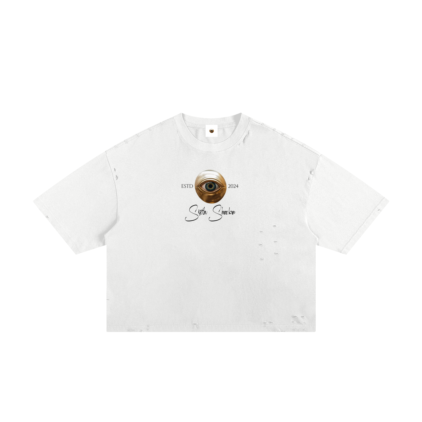 SS EST Classic Frayed Boxy Tee