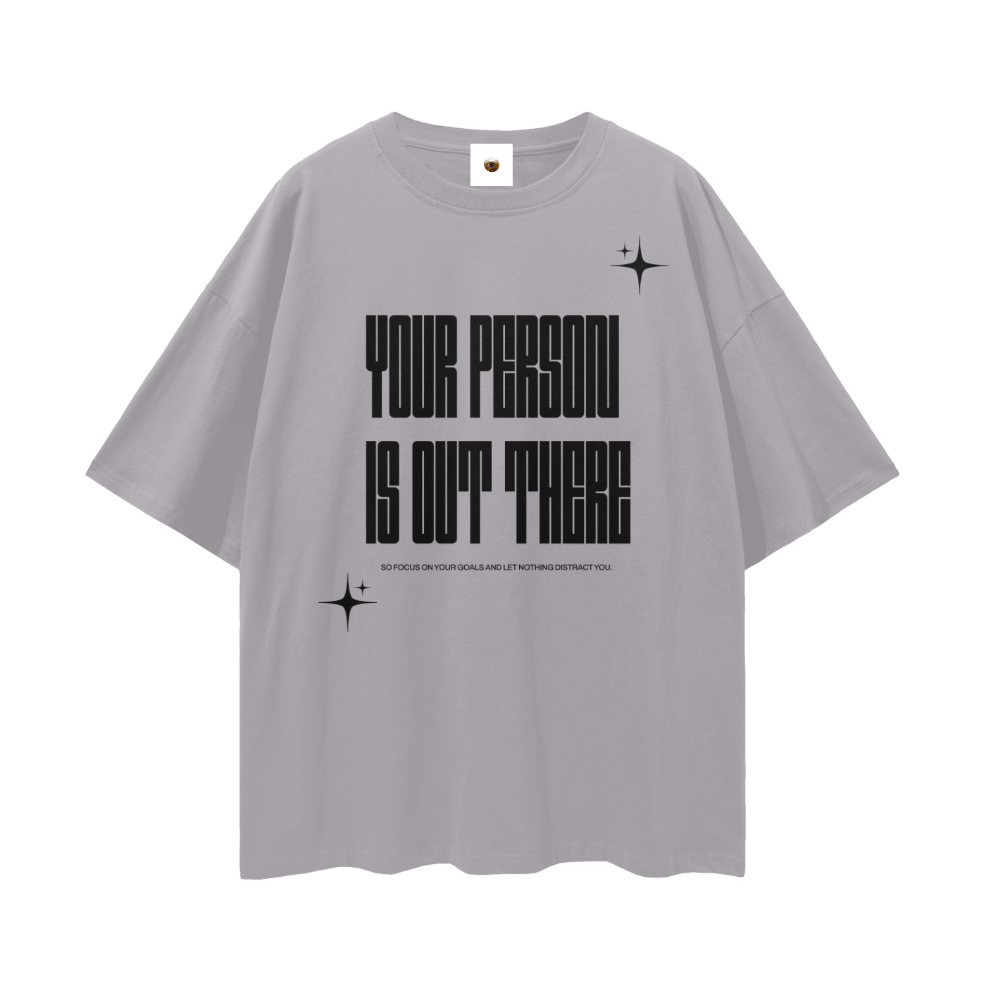 Your Person Is Out There Streetwear Loose Drop Shoulder T-Shirt