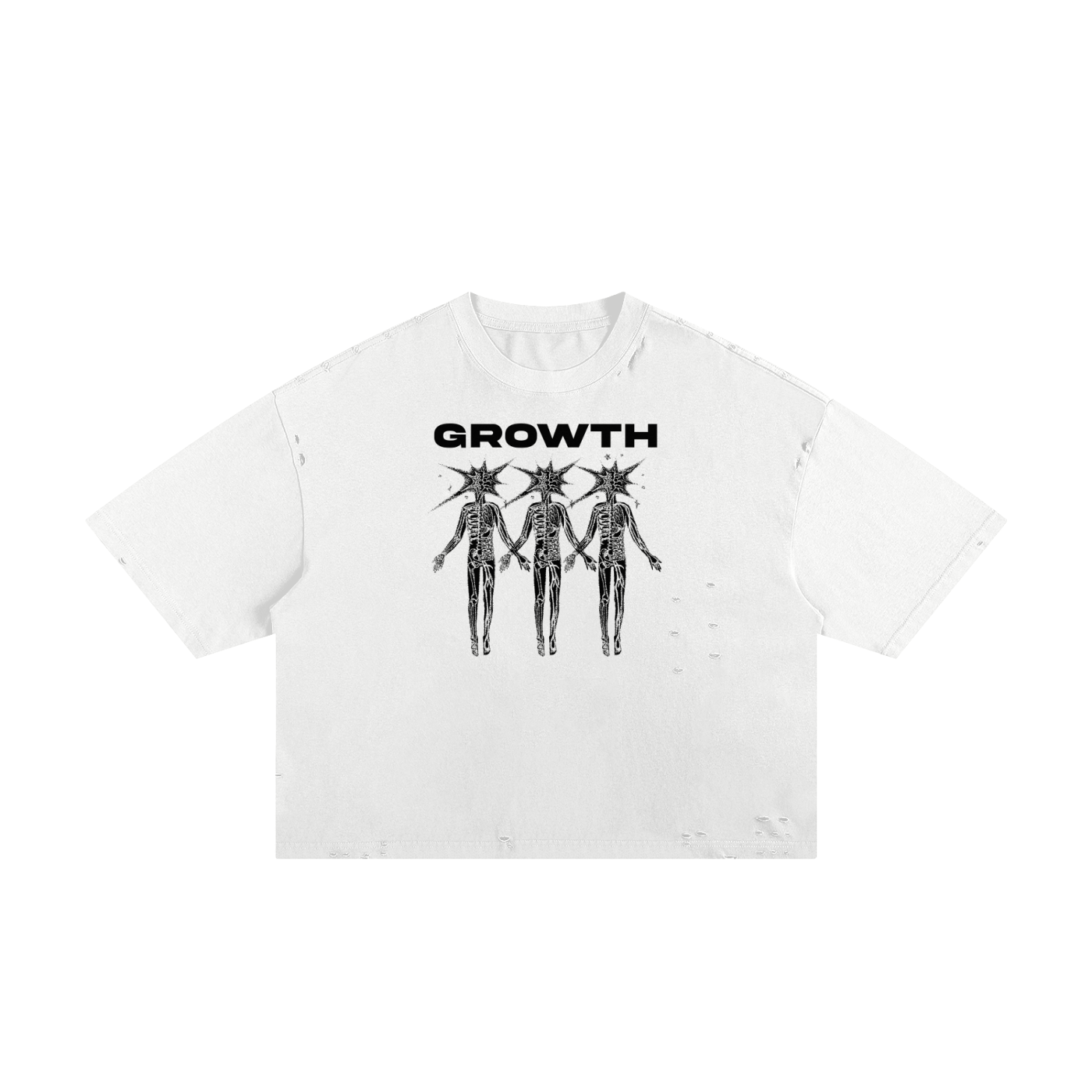 Growth Classic Frayed Boxy Tee