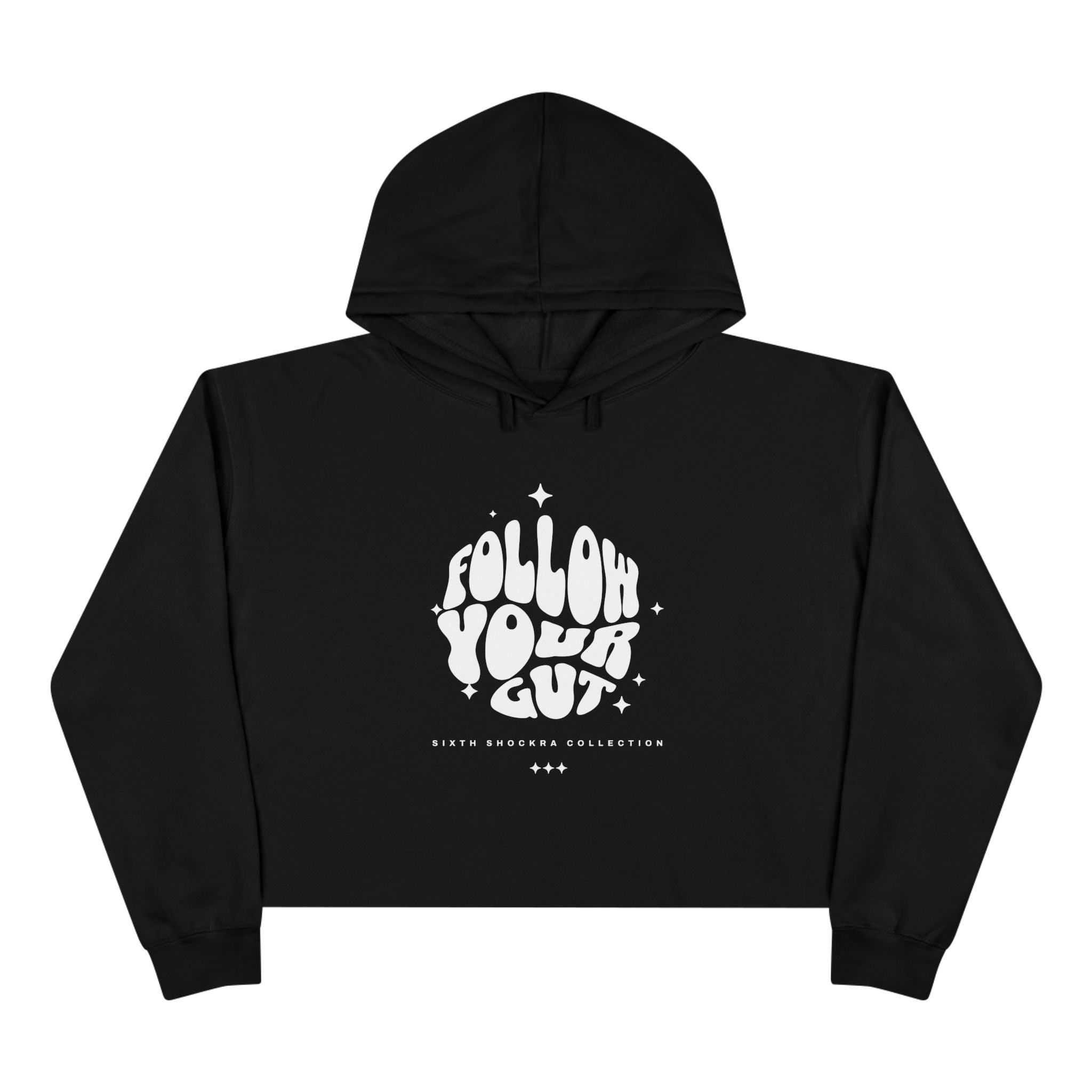 Follow Your Gut Unisex Crop Hoodie