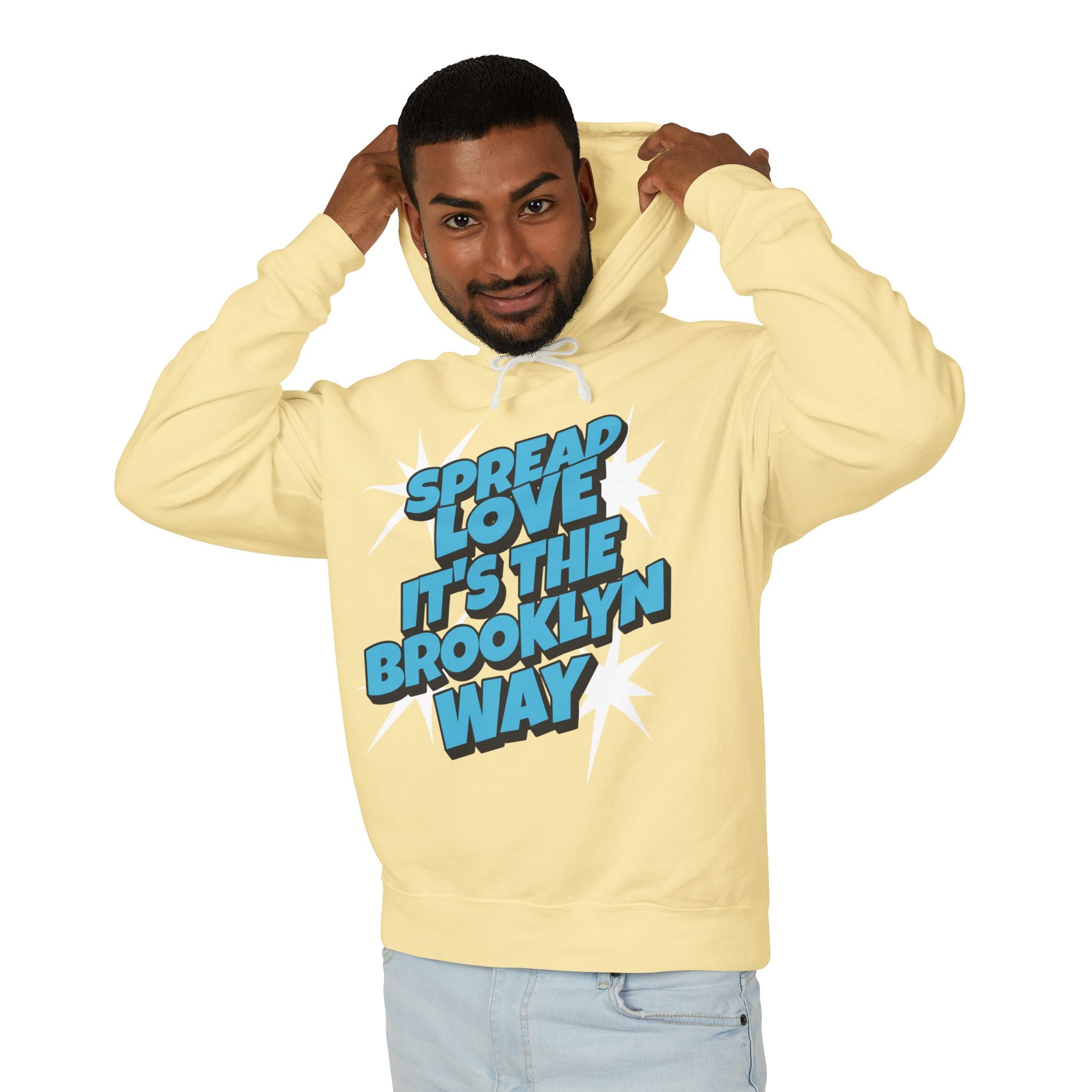 Spread Love, It's The Brooklyn Way Hooded Sweatshirt