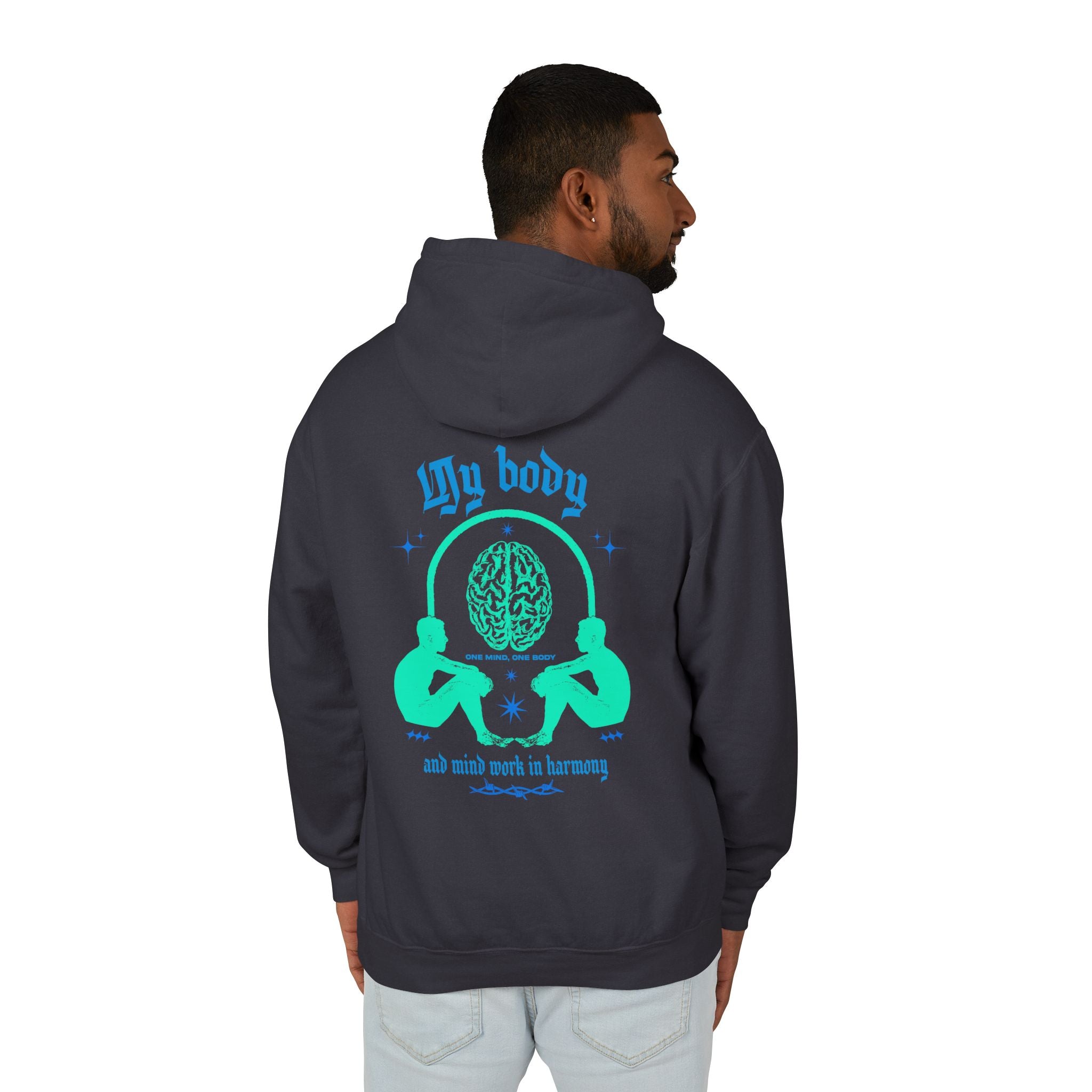My body and mind work in harmony Hoodie