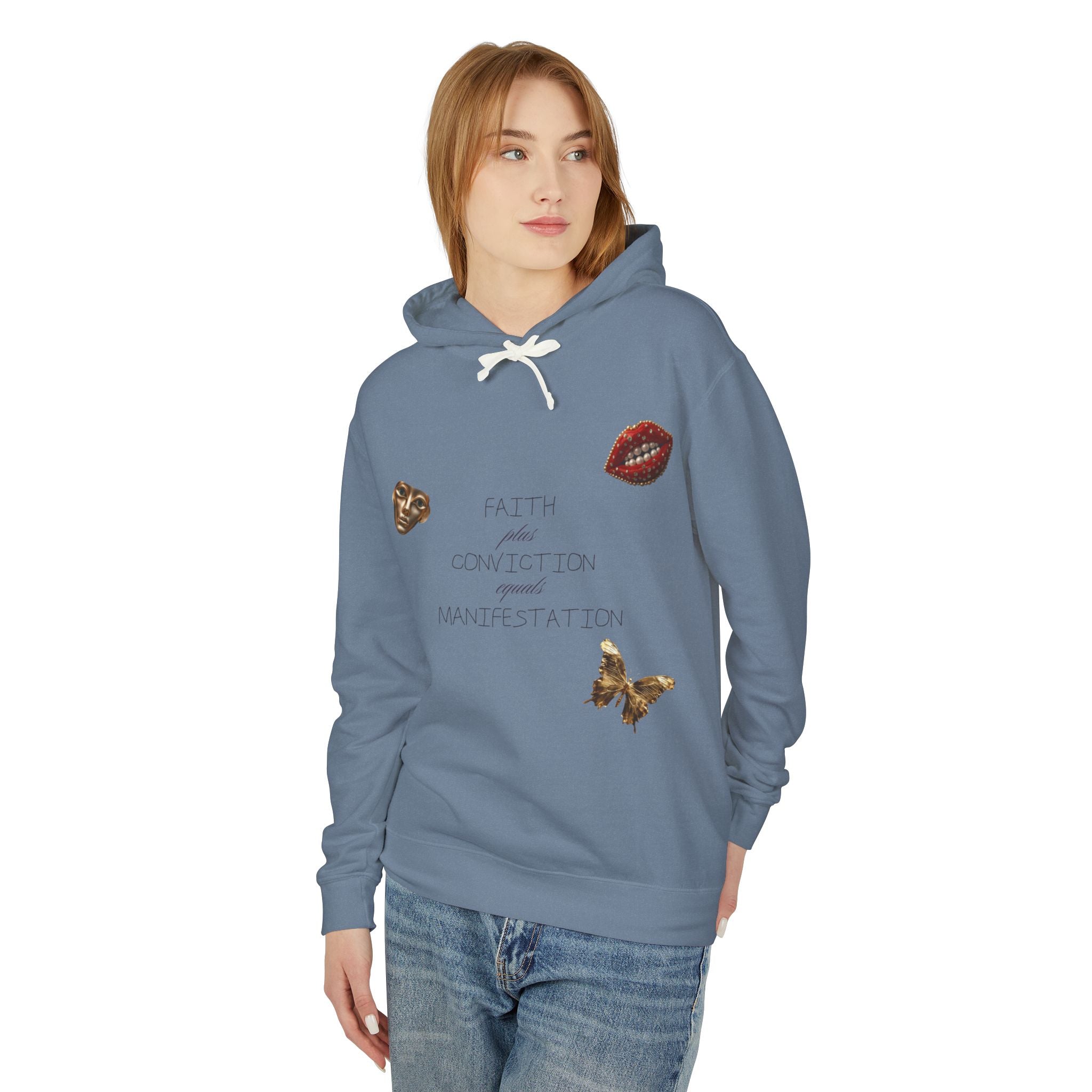 Faith + Conviction=Manifestation Pt 2 Hooded Sweatshirt