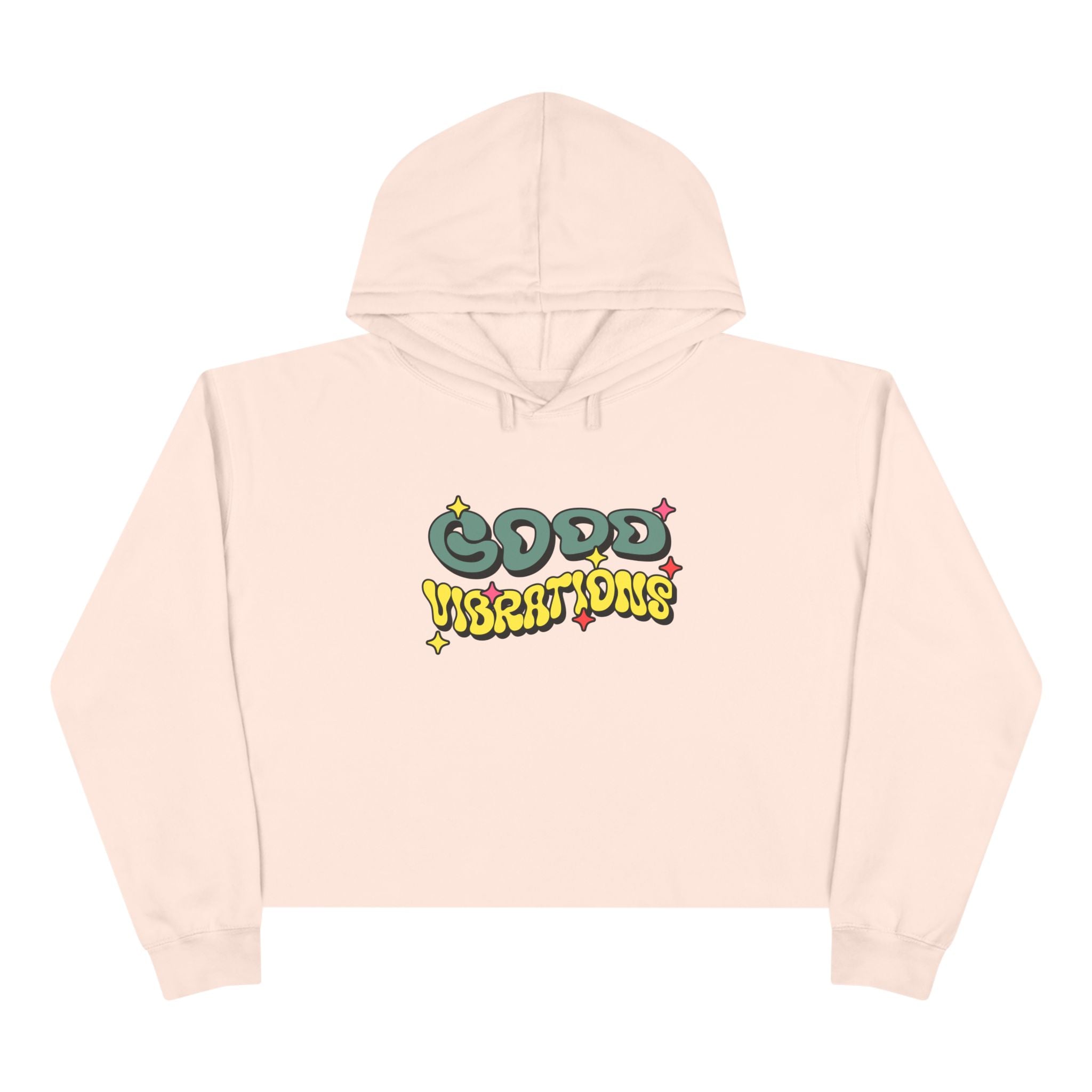 Good Vibration Unisex Crop Hoodie