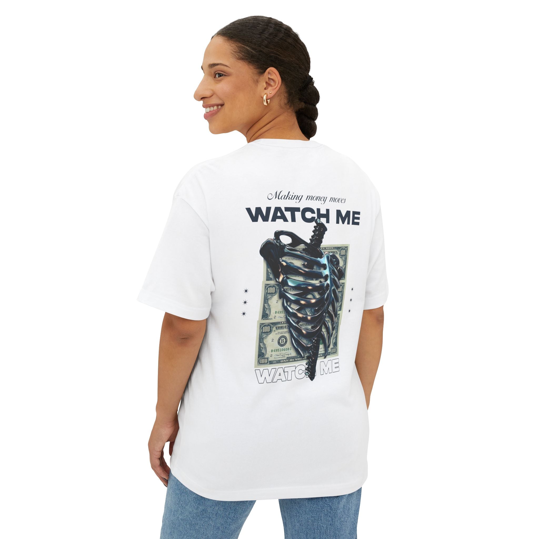 Making Money Moves Watch Me Heavy Cotton Tee