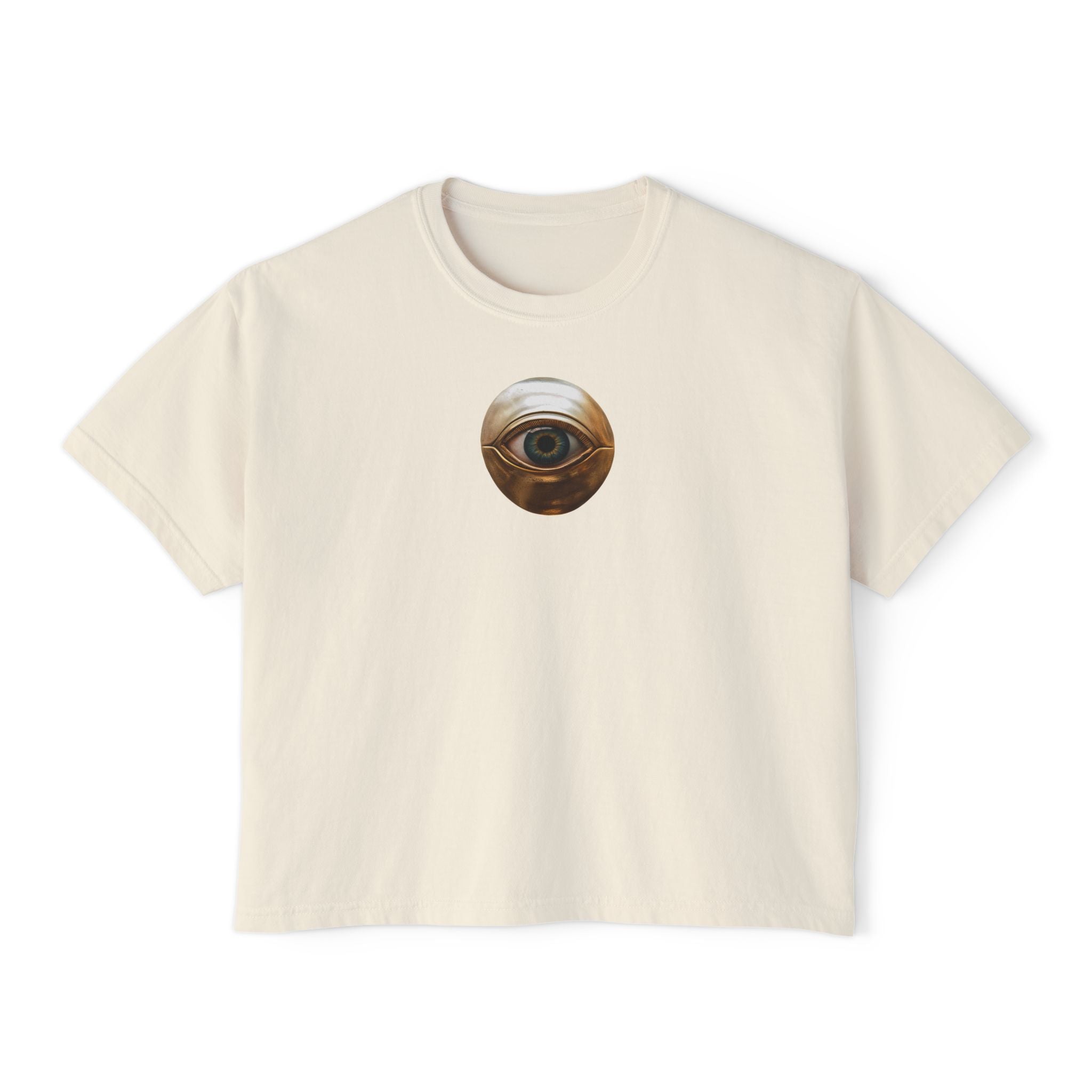Sixth Shockra Eye Unisex Cropped Boxy Tee
