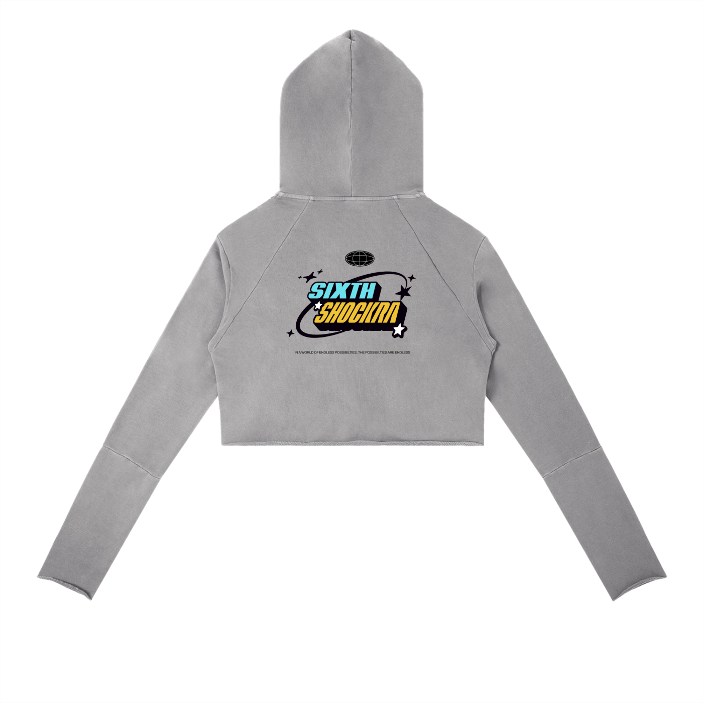 SS World Vintage Washed Raw Edge Hoodie