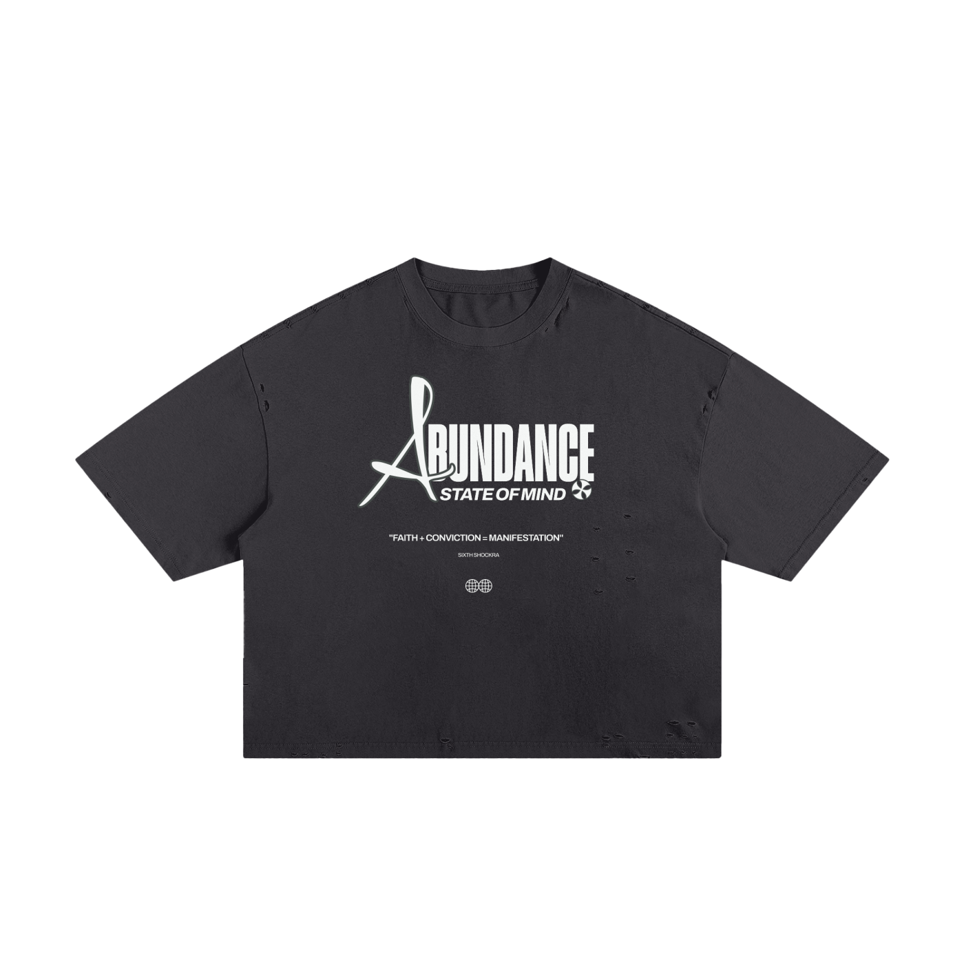 Abundance Classic Frayed Boxy Tee