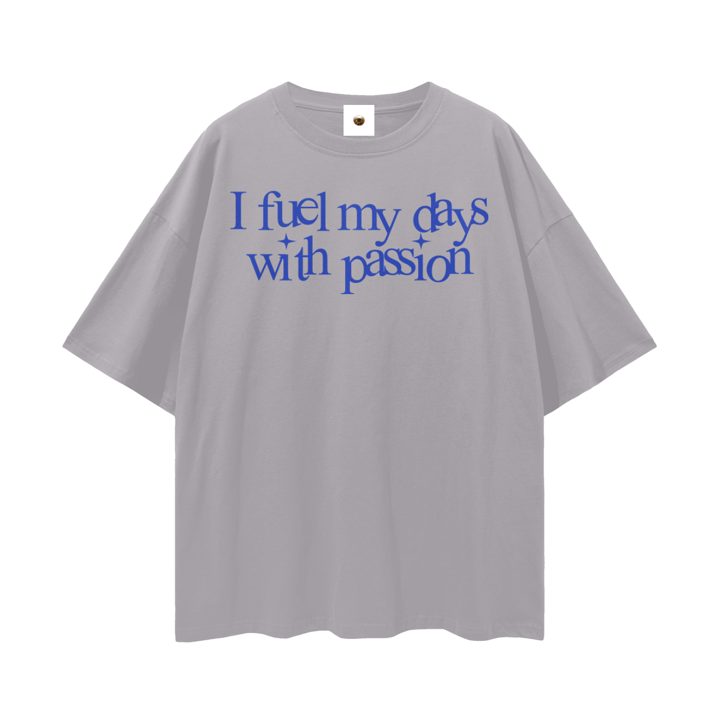 I Fuel My Days Streetwear Loose Drop Shoulder T-Shirt