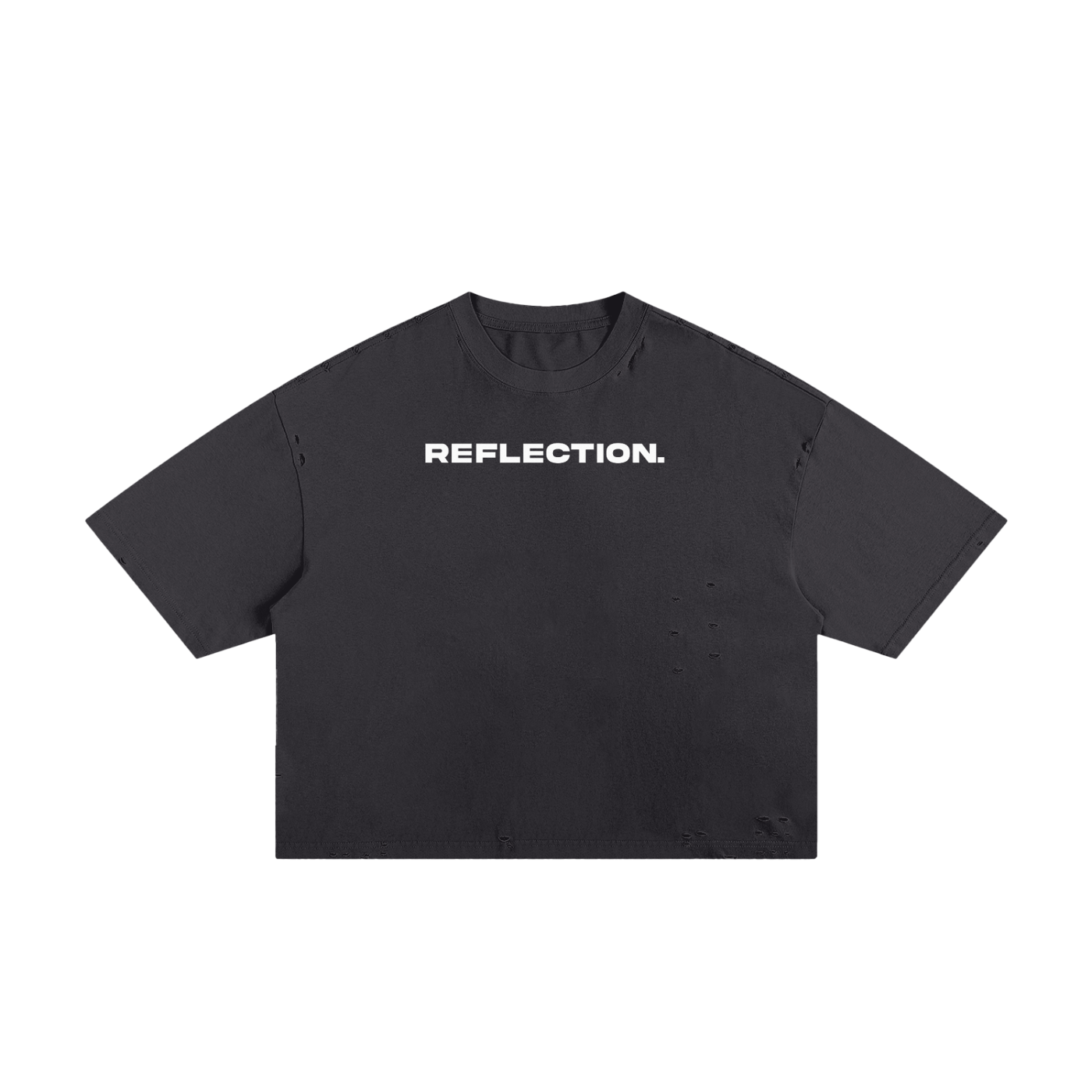 Loving myself is my best flex Unisex Cropped Boxy Tee