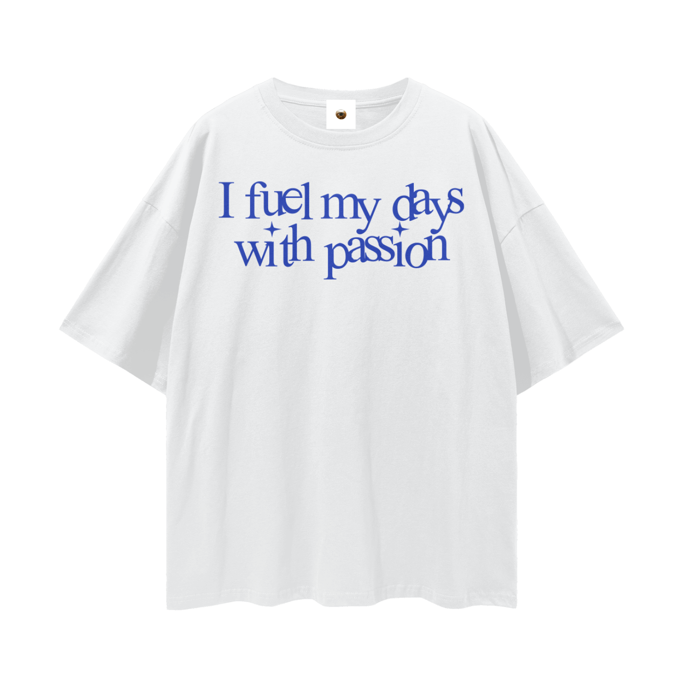I Fuel My Days Streetwear Loose Drop Shoulder T-Shirt