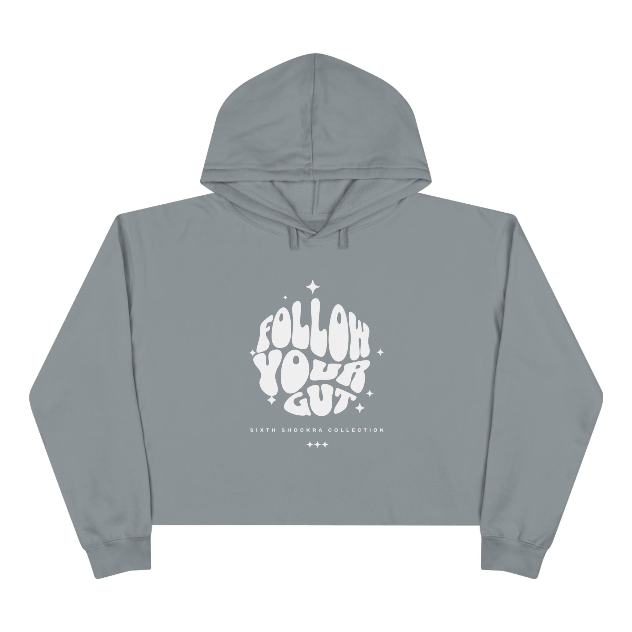 Follow Your Gut Unisex Crop Hoodie
