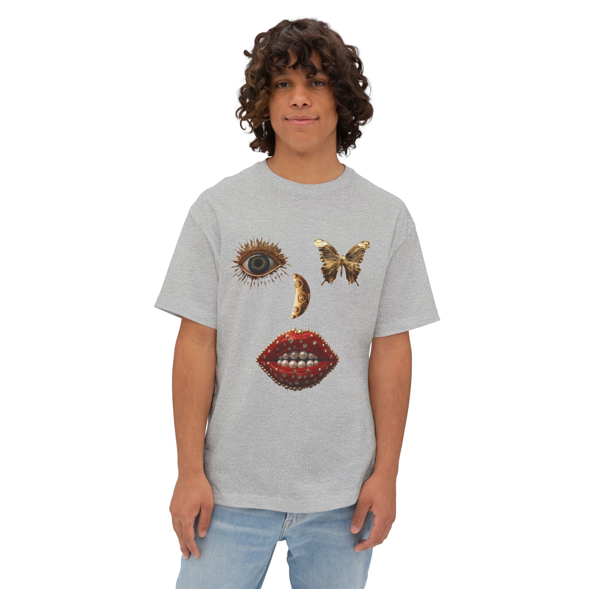 Sixth Shockra Face Oversized Tee