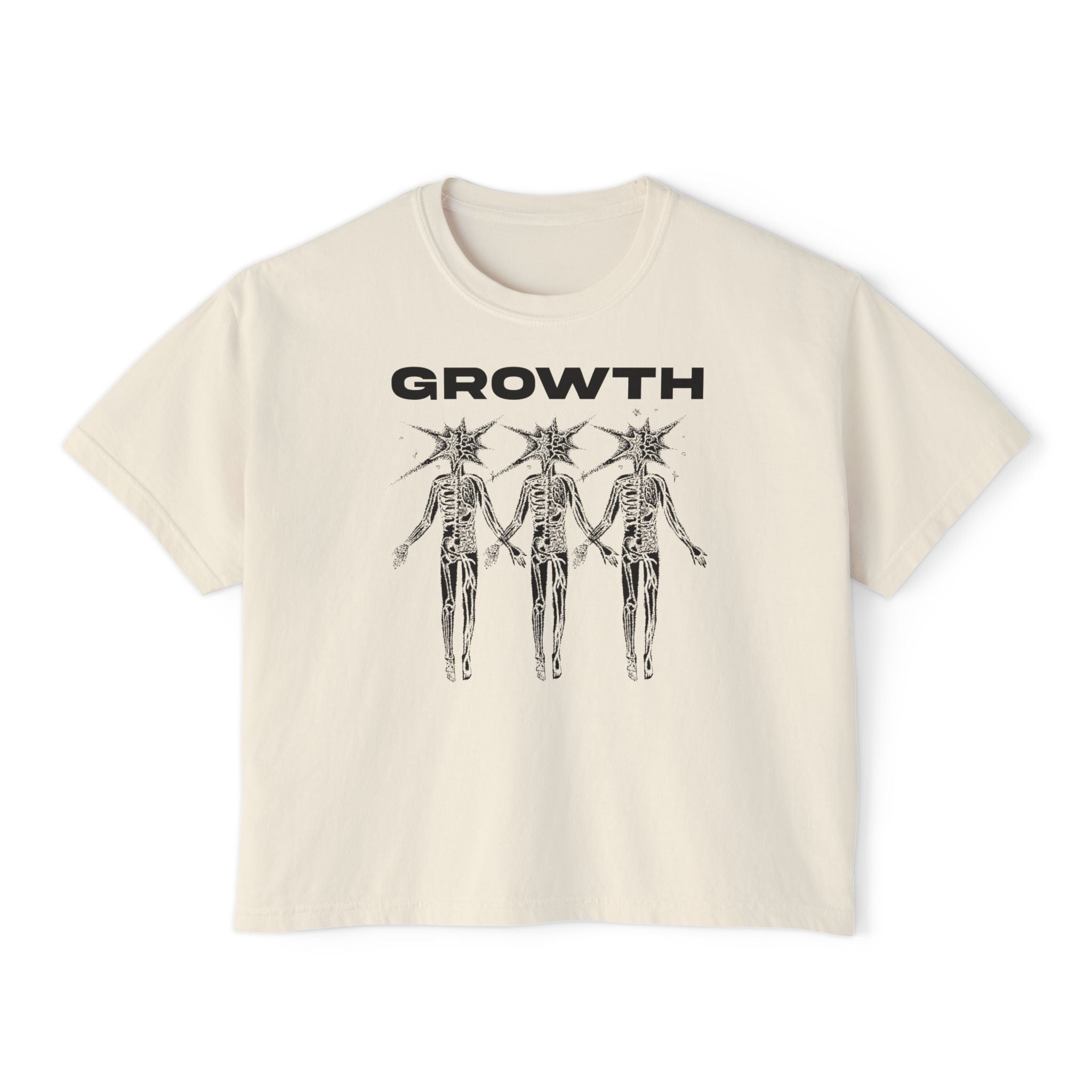 Universe, I Am Open To Money Vibes Unisex Cropped Boxy Tee