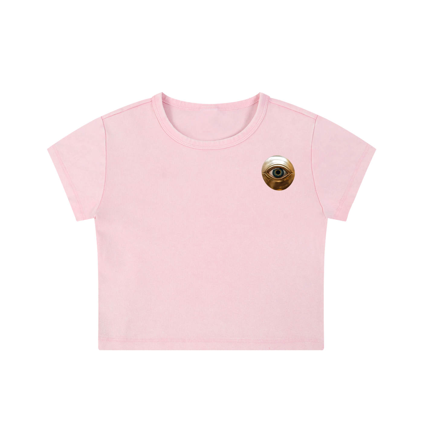 The Universe Is Waiting For You Snow Washed Crop Top