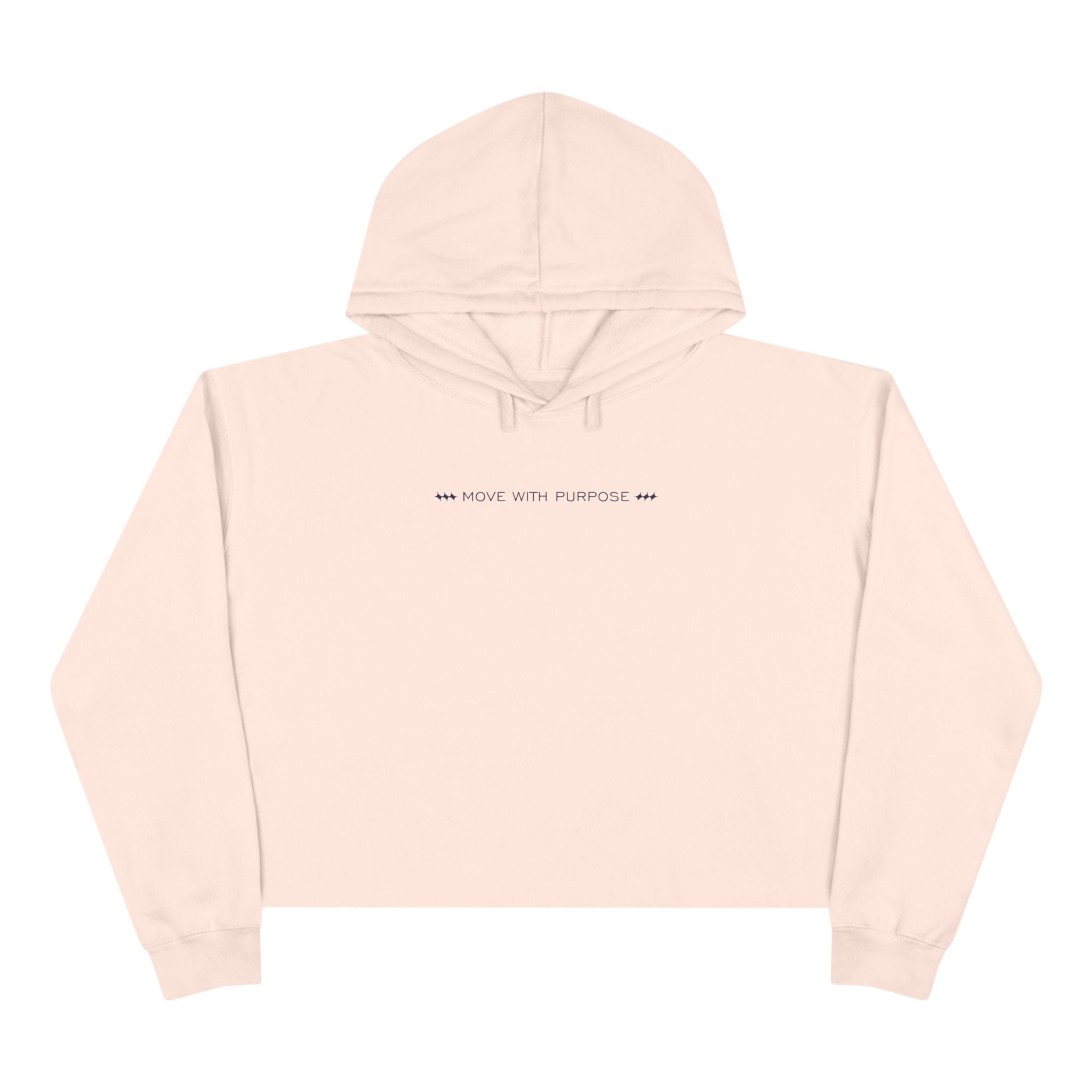 Every choice I make aligns me closer to my mission Unisex Crop Hoodie