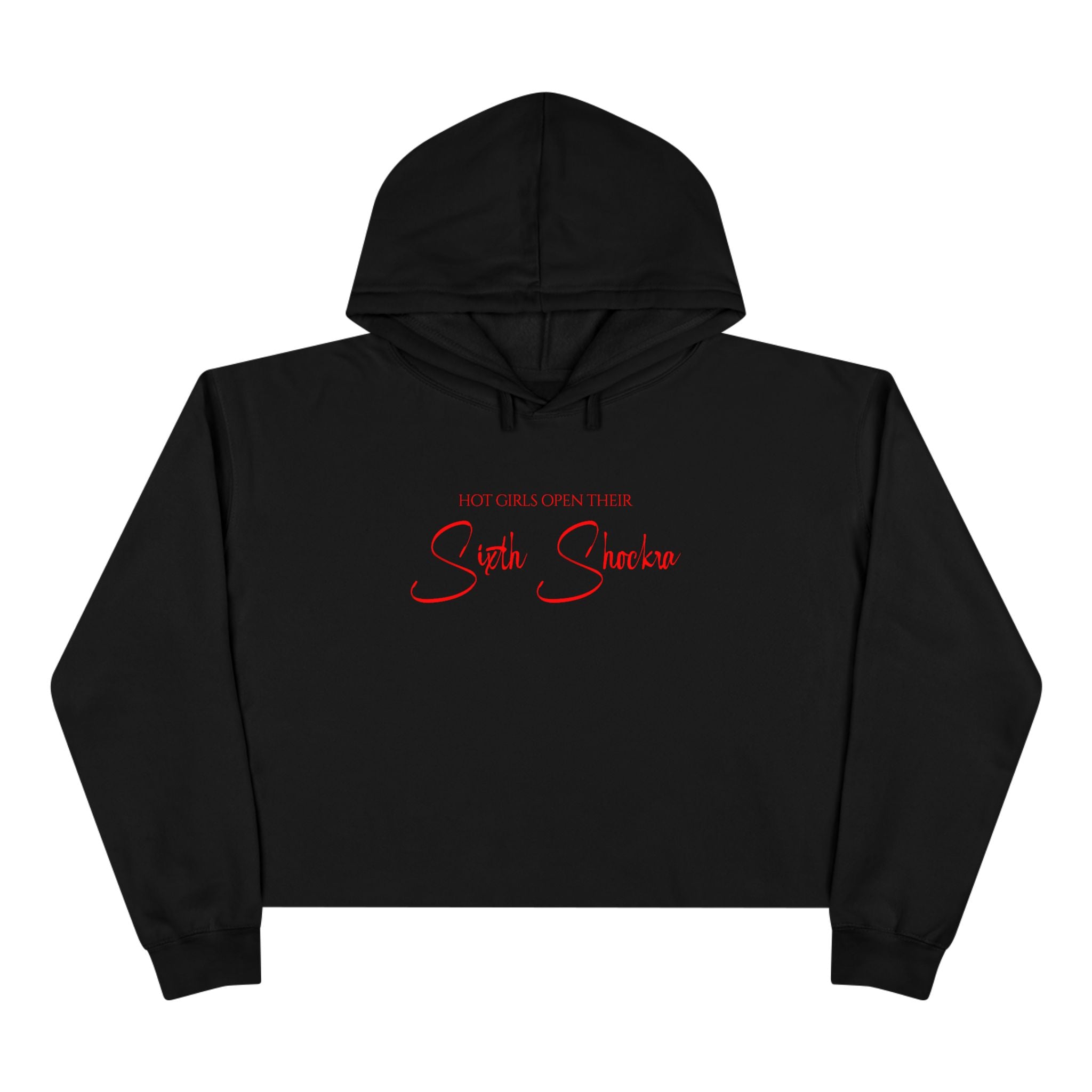 Hot Girls Open Their Sixth Shockra Unisex Crop Hoodie