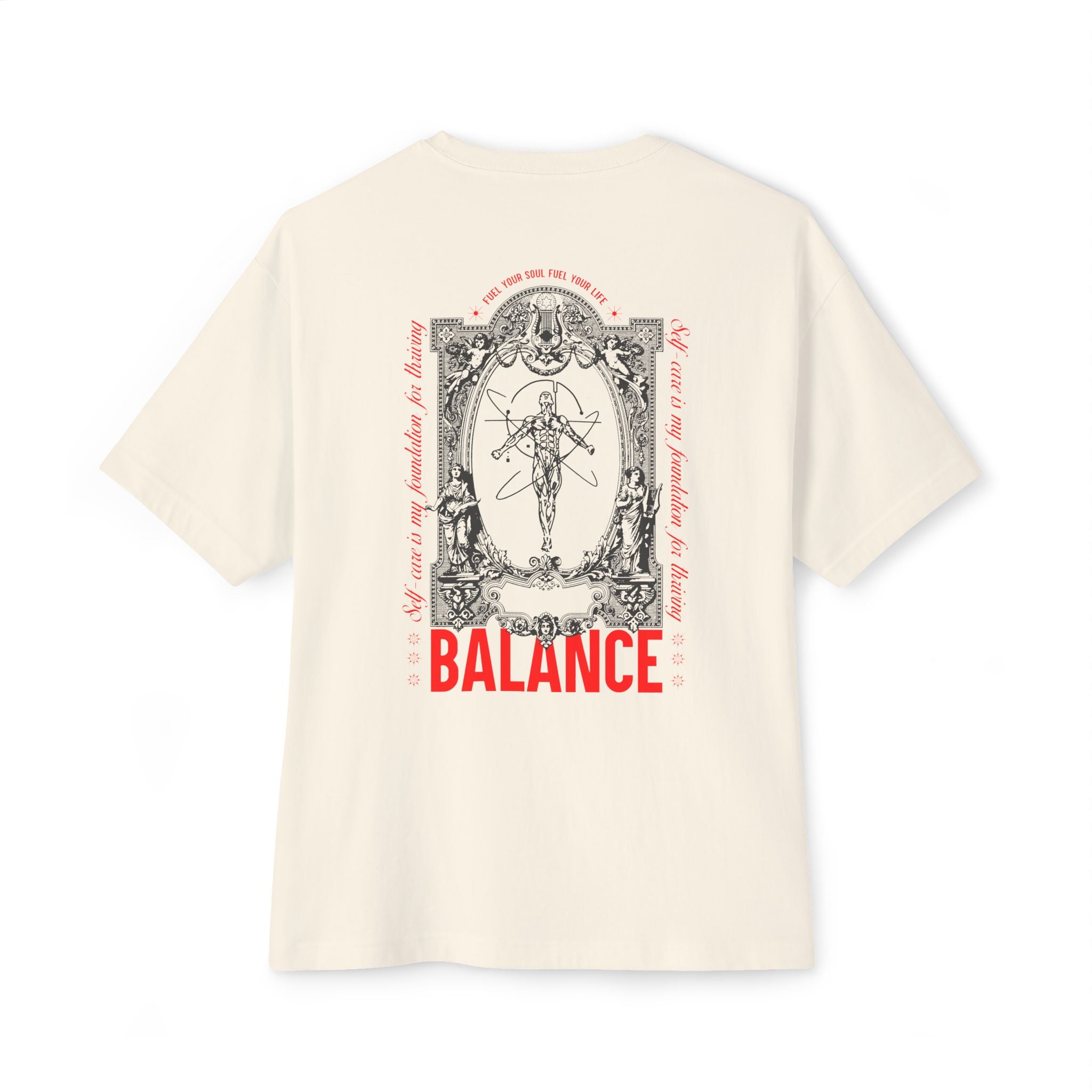 Self-care is my foundation for thriving Unisex Oversized Tee