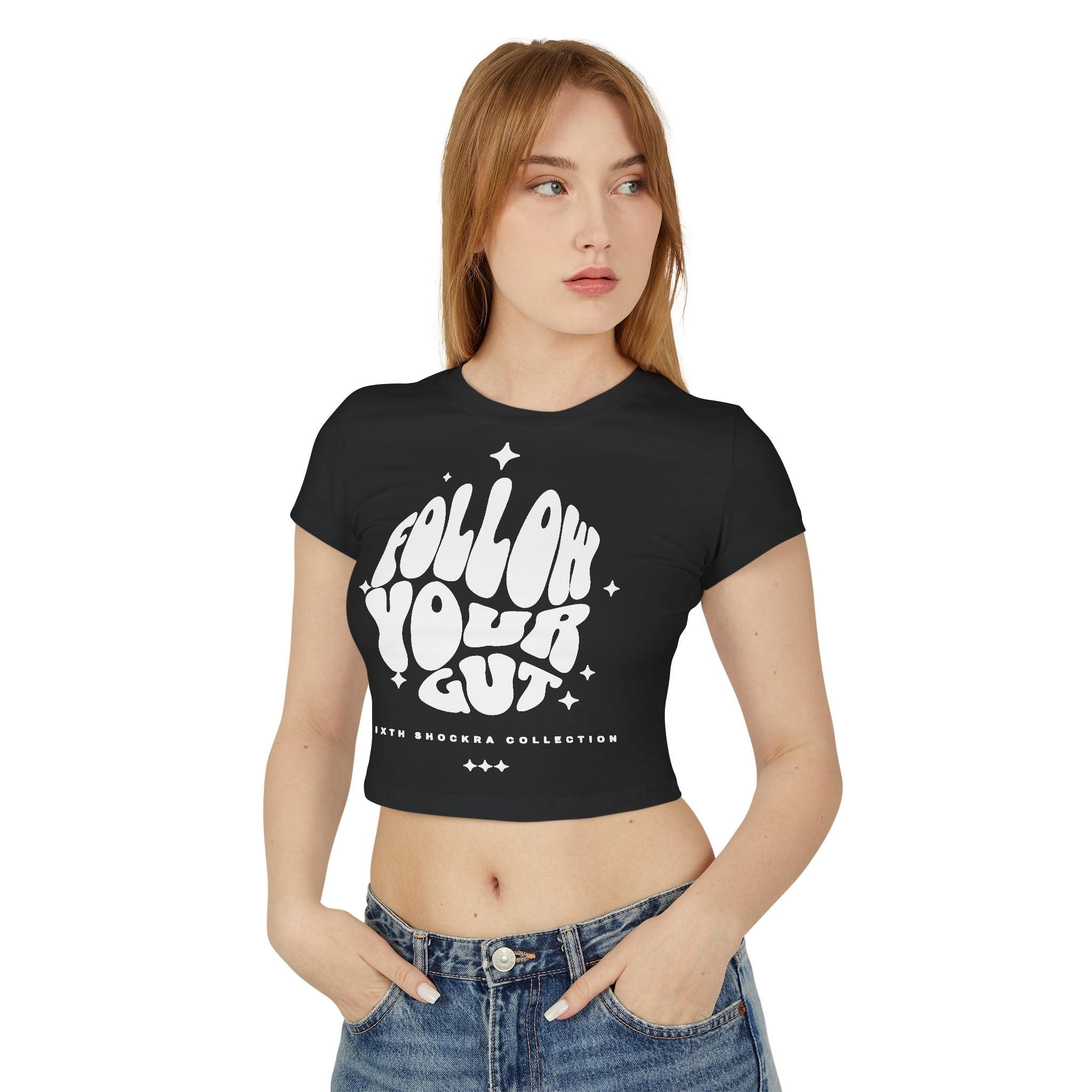 Follow Your Gut Women's tiny Tee