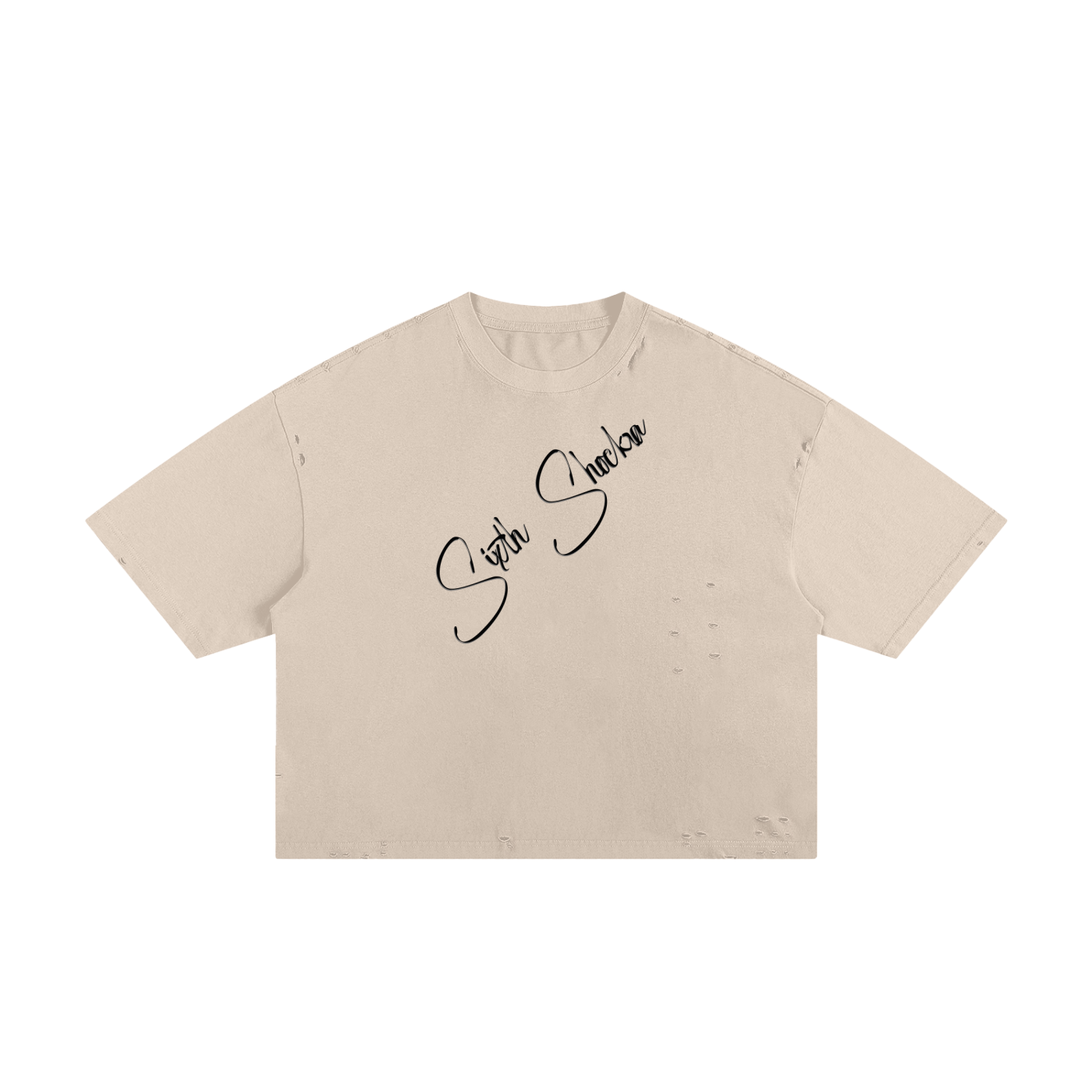 SS OG Classic Frayed Boxy Tee