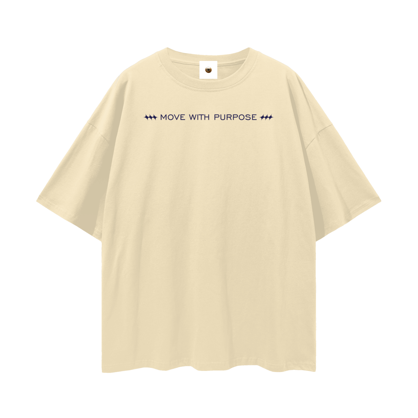 Move With Purpose Streetwear Loose Drop Shoulder T-Shirt