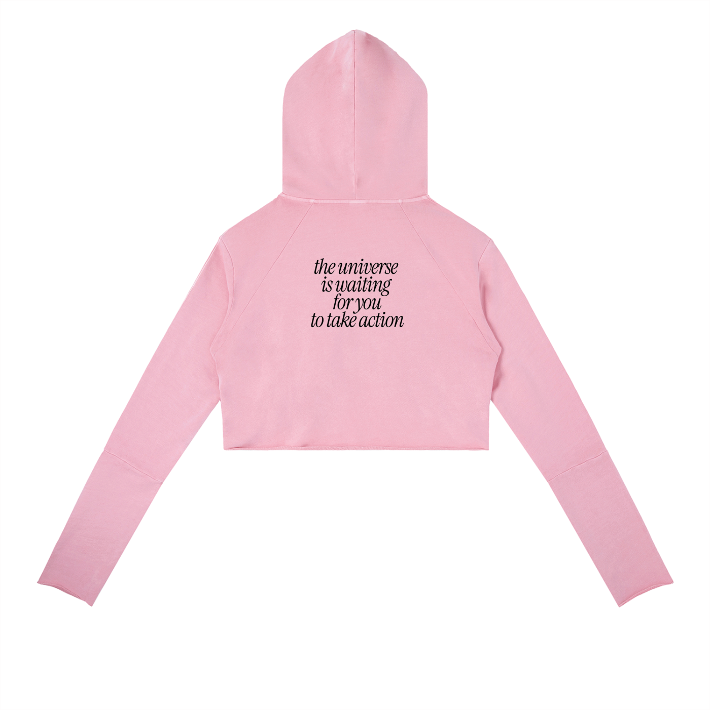 The Universe Is Waiting Vintage Washed Raw Edge Hoodie