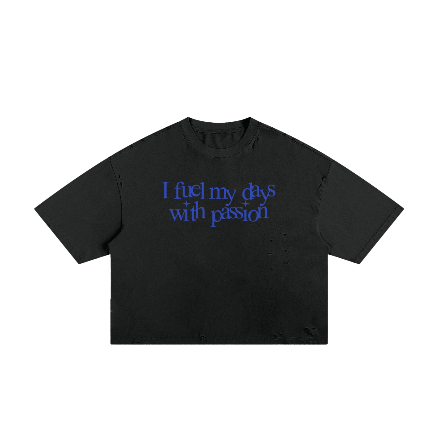 I fuel my days with passion Unisex Boxy Tee