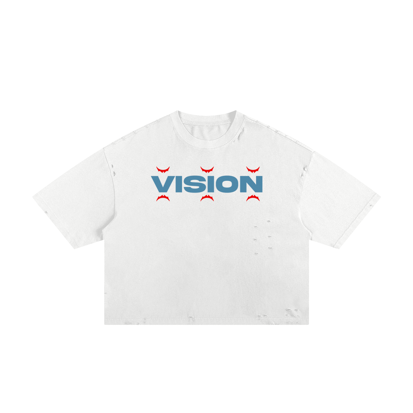 Vision Classic Frayed Boxy Tee