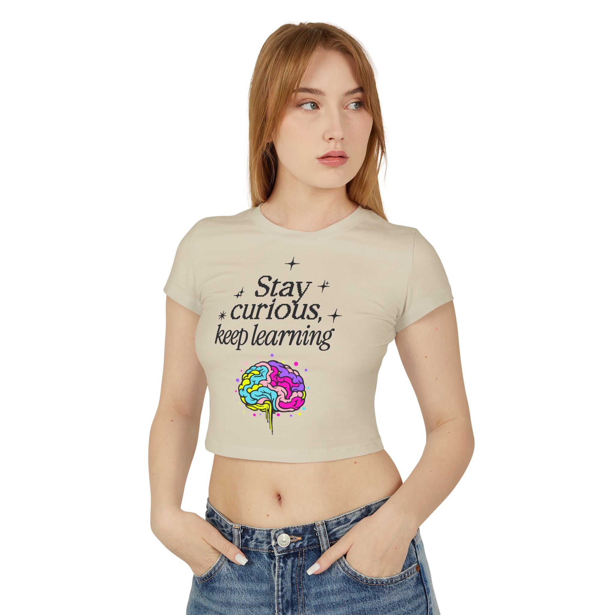 Stay Curious Keep Learning tiny Tee