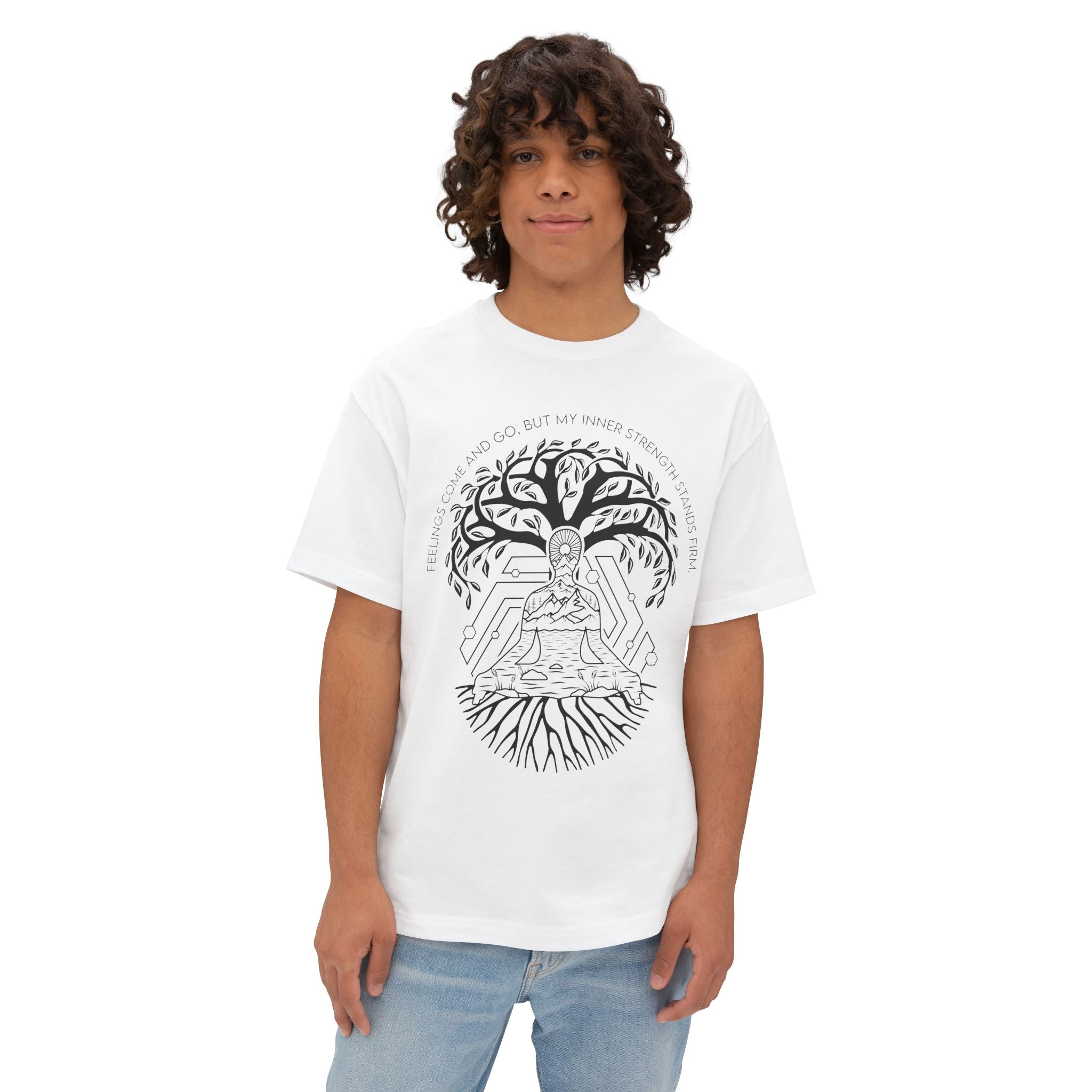 Feelings come and go, but my inner strength stands firm Oversized Tee