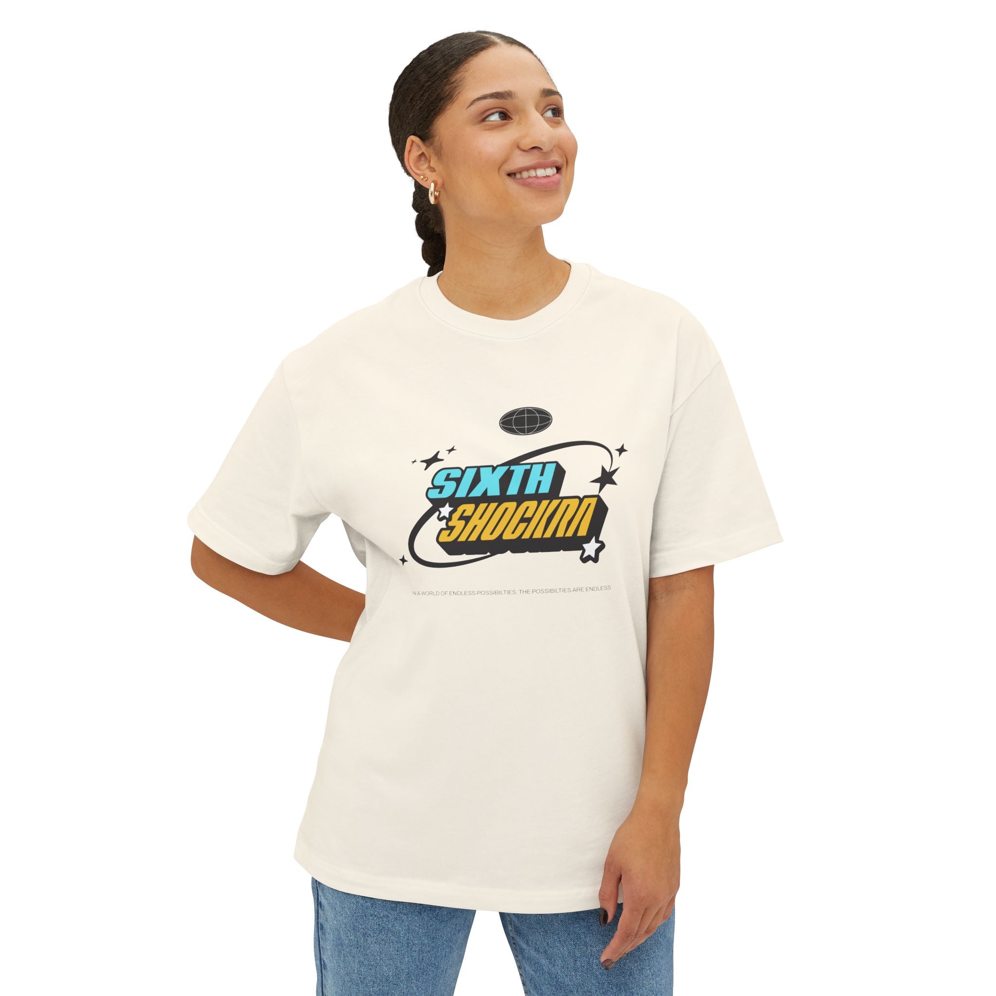 Sixth Shockra Possibilities Are Endless Oversized Tee