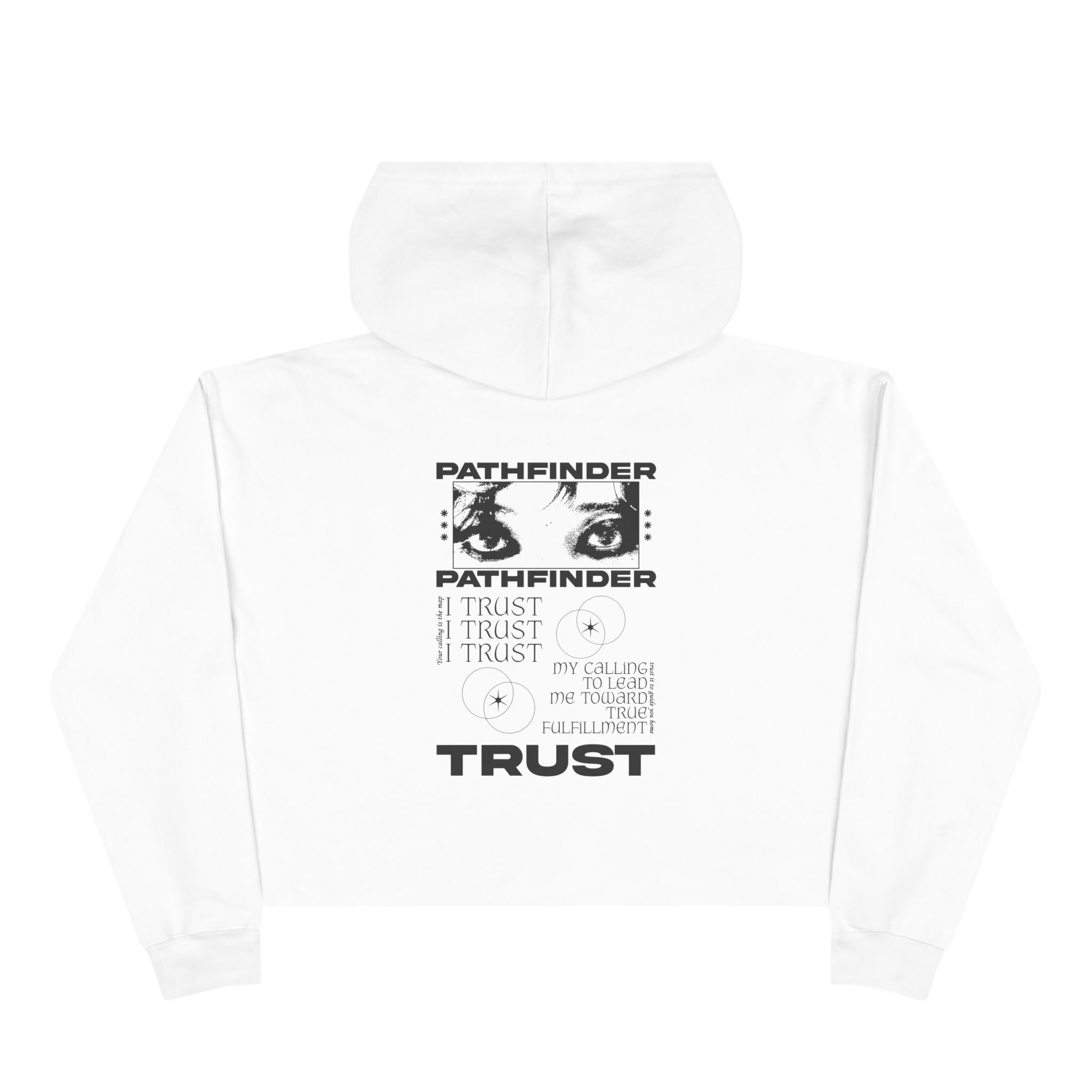 I trust my calling to lead me toward true fulfilment Unisex Crop Hoodie