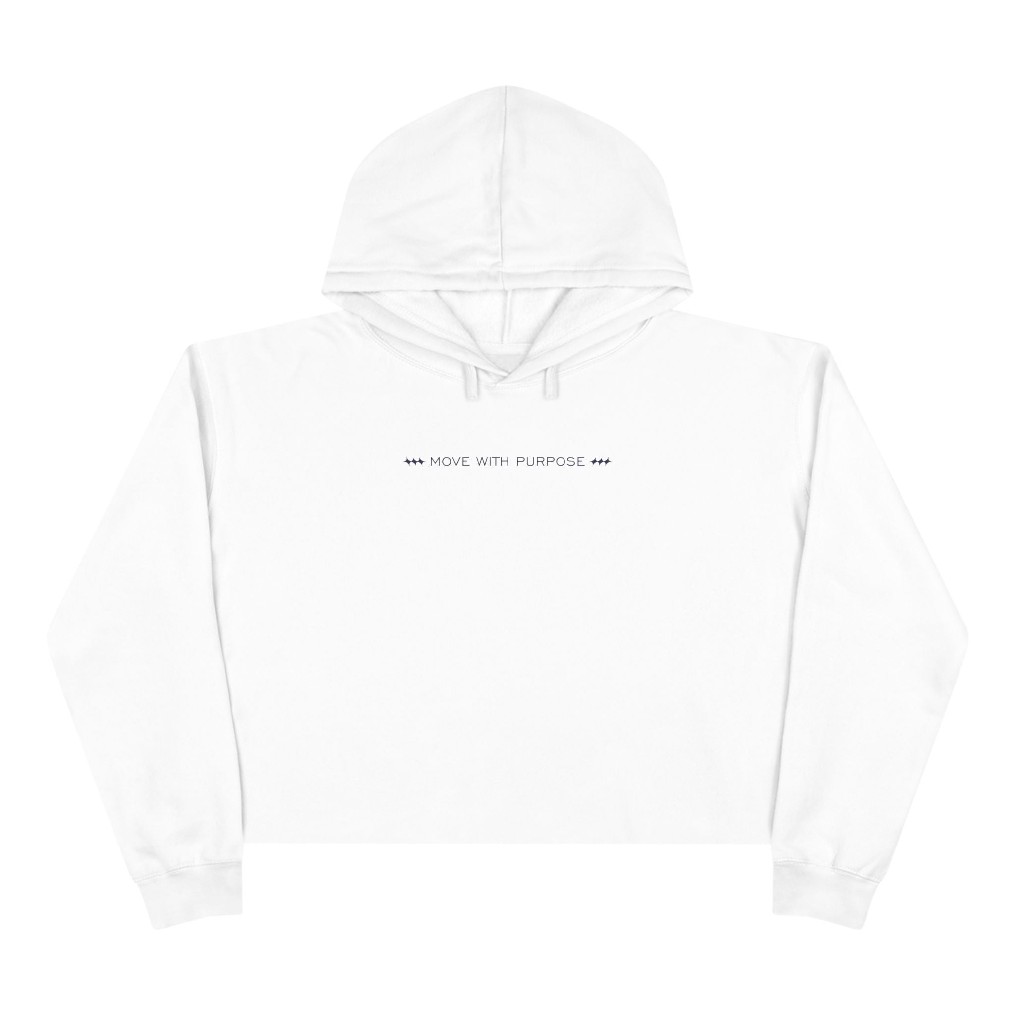Every choice I make aligns me closer to my mission Unisex Crop Hoodie