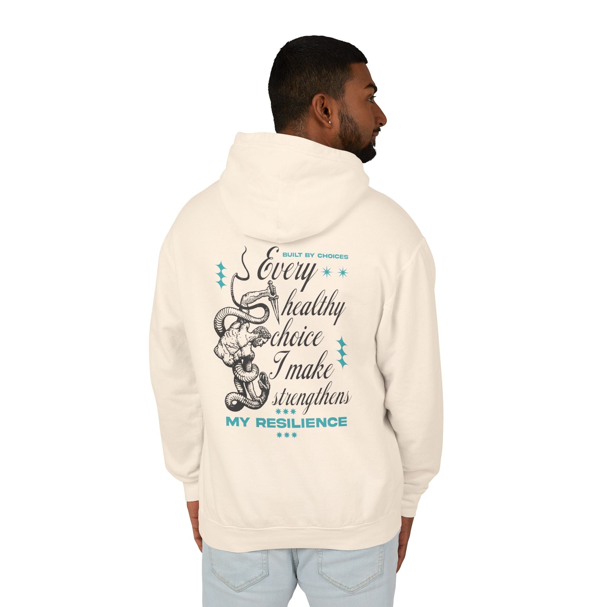 Every healthy choice I make strengthens my resilience Hoodie