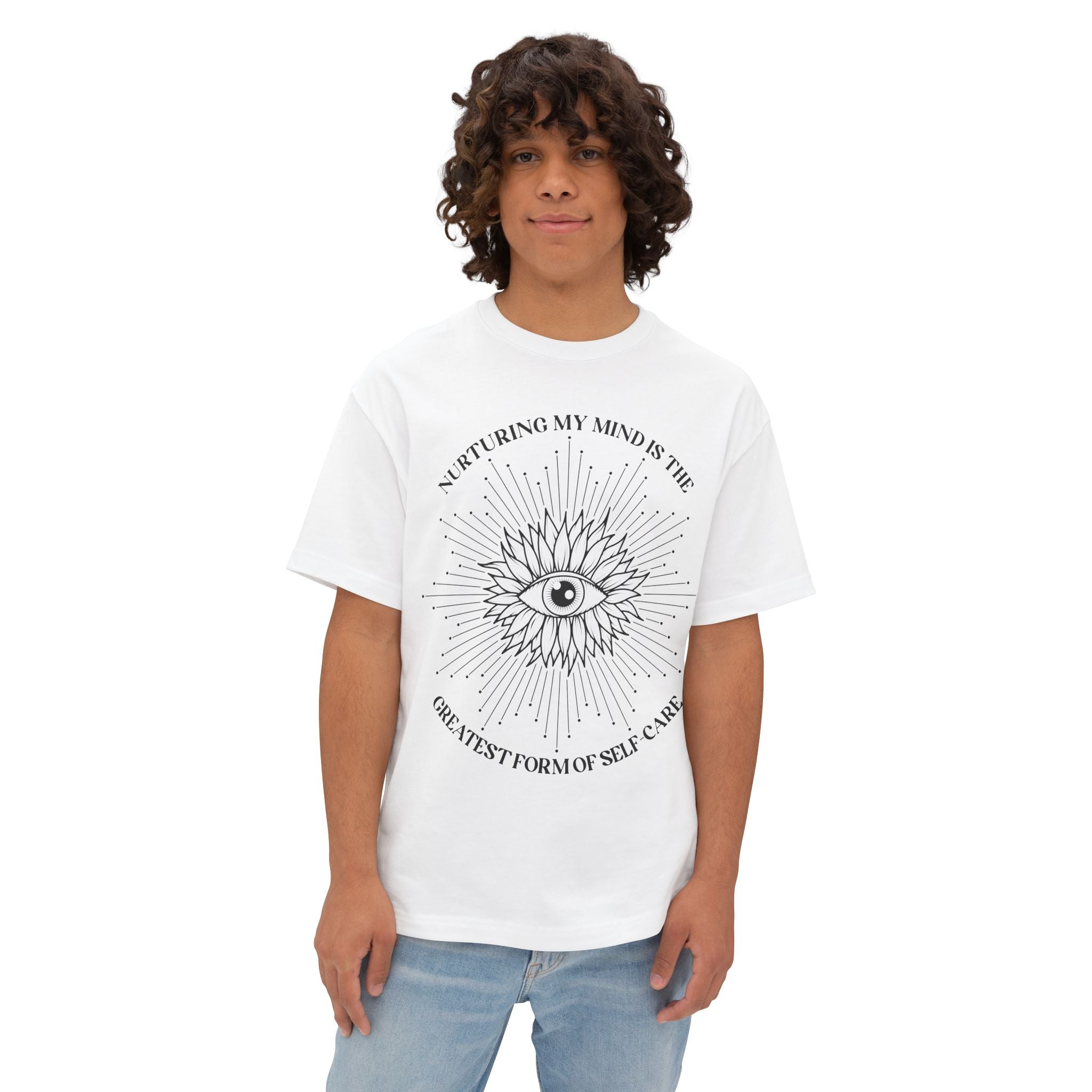 Nurturing my mind is the greatest form of self-care Oversized Tee