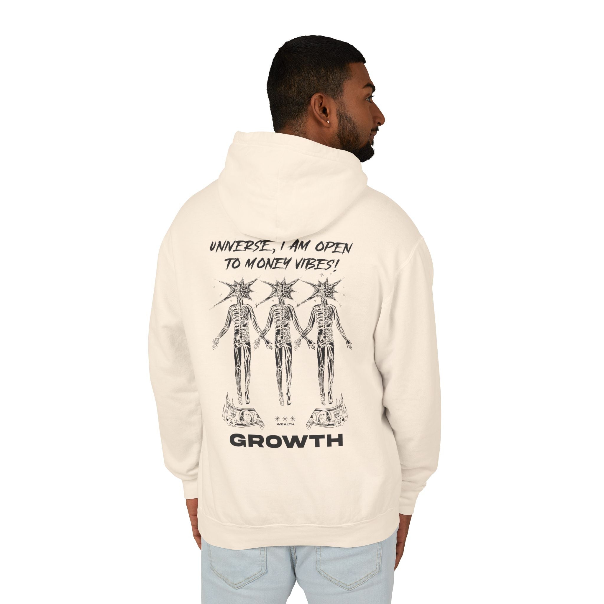 Universe, I Am Open to Money Vibes Hooded Sweatshirt