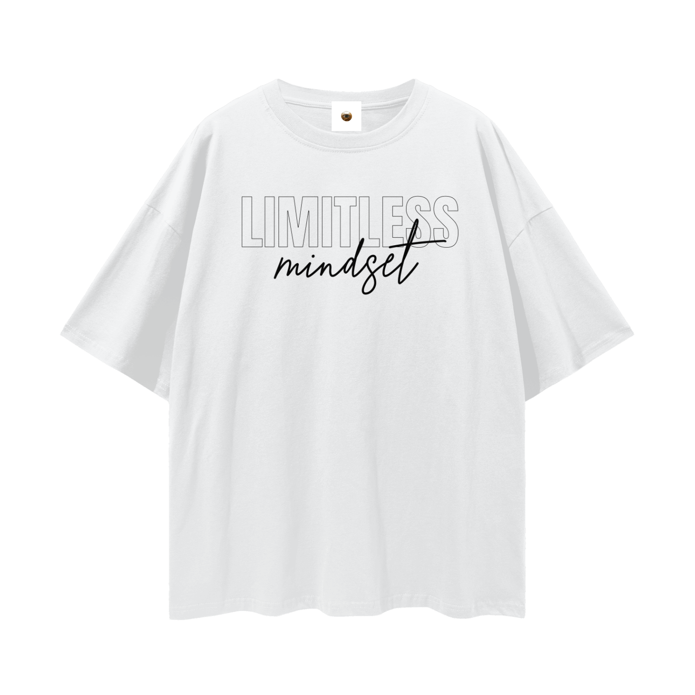 Limitless Mindset Streetwear Loose Drop Shoulder T-Shirt