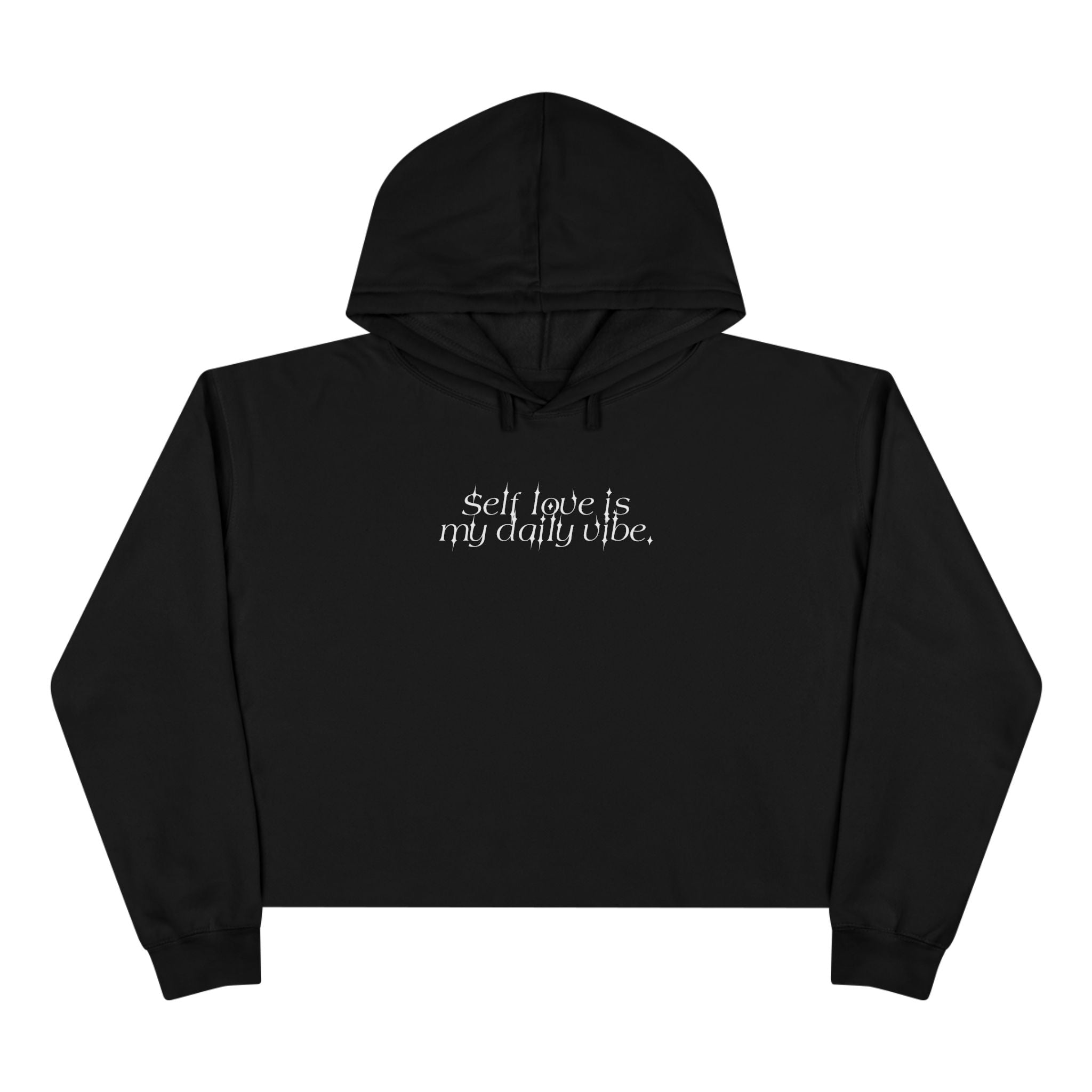 Self-love is my daily vibe Unisex Crop Hoodie