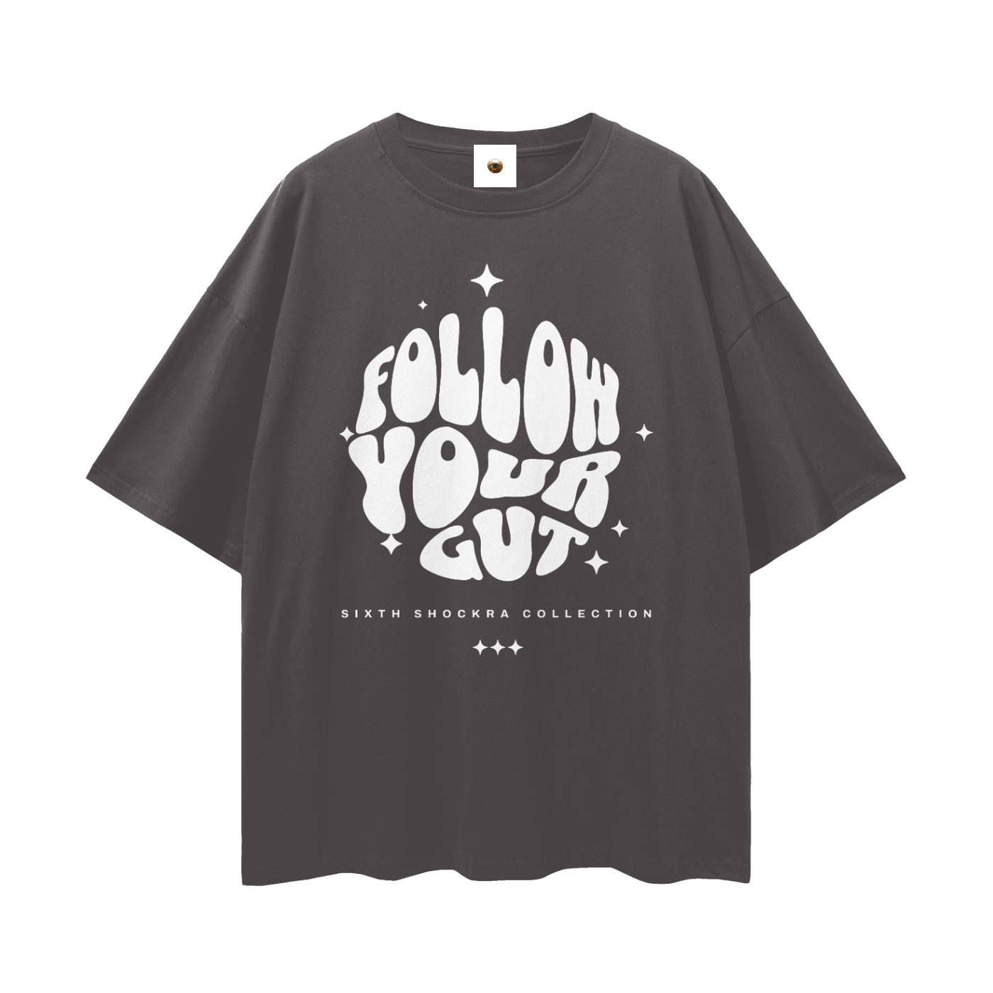 Follow Your Gut Streetwear Loose Drop Shoulder T-Shirt