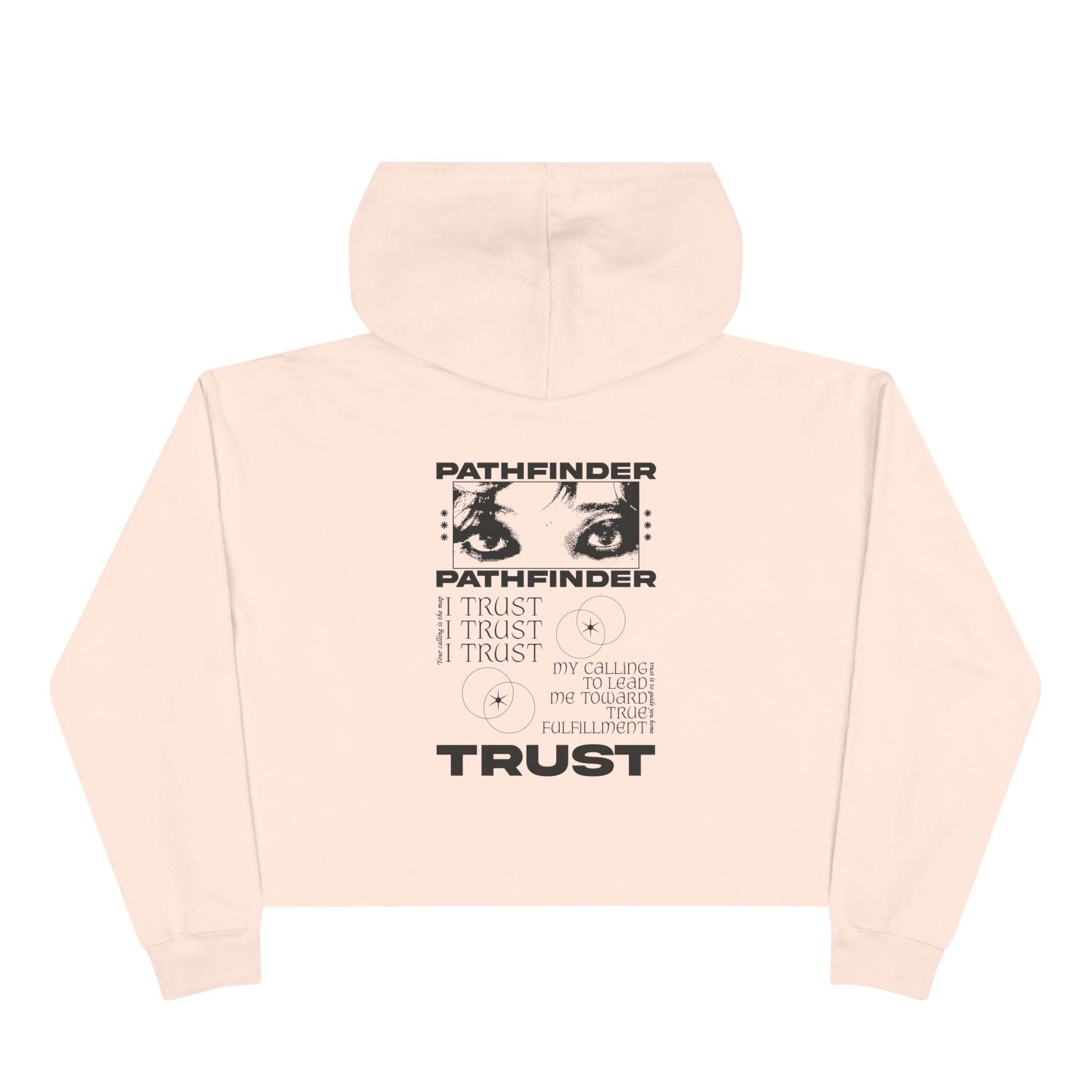I trust my calling to lead me toward true fulfilment Unisex Crop Hoodie