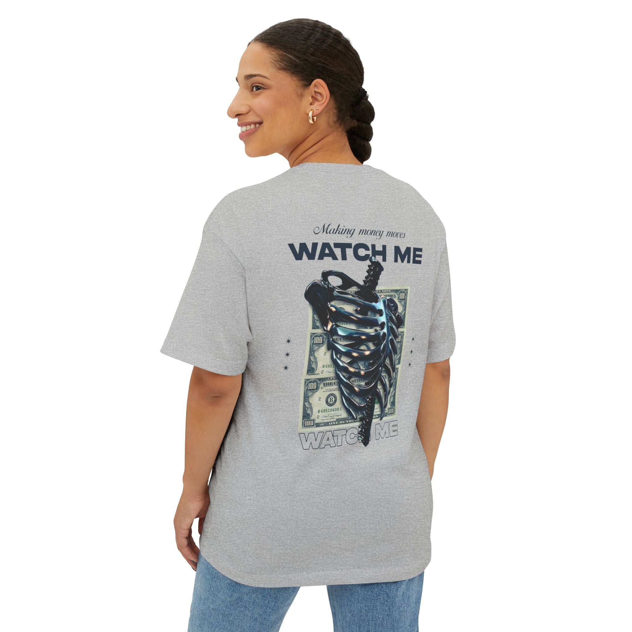 Making Money Moves Watch Me Heavy Cotton Tee