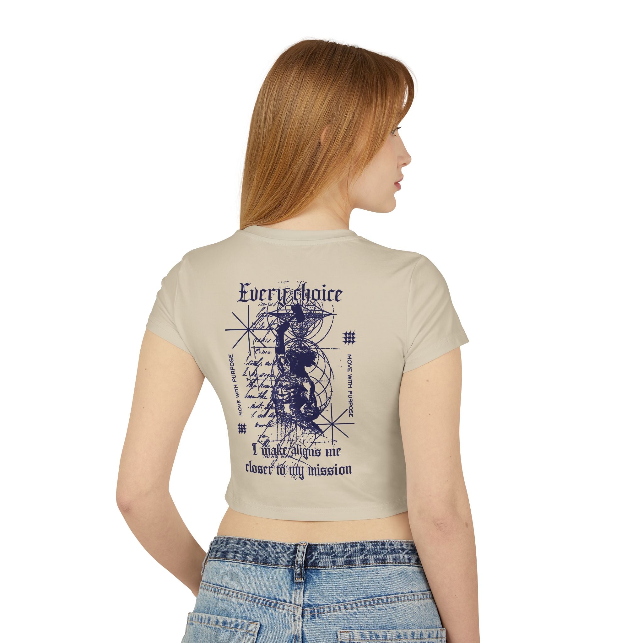 Every choice I make aligns me closer to my mission Tiny Tee