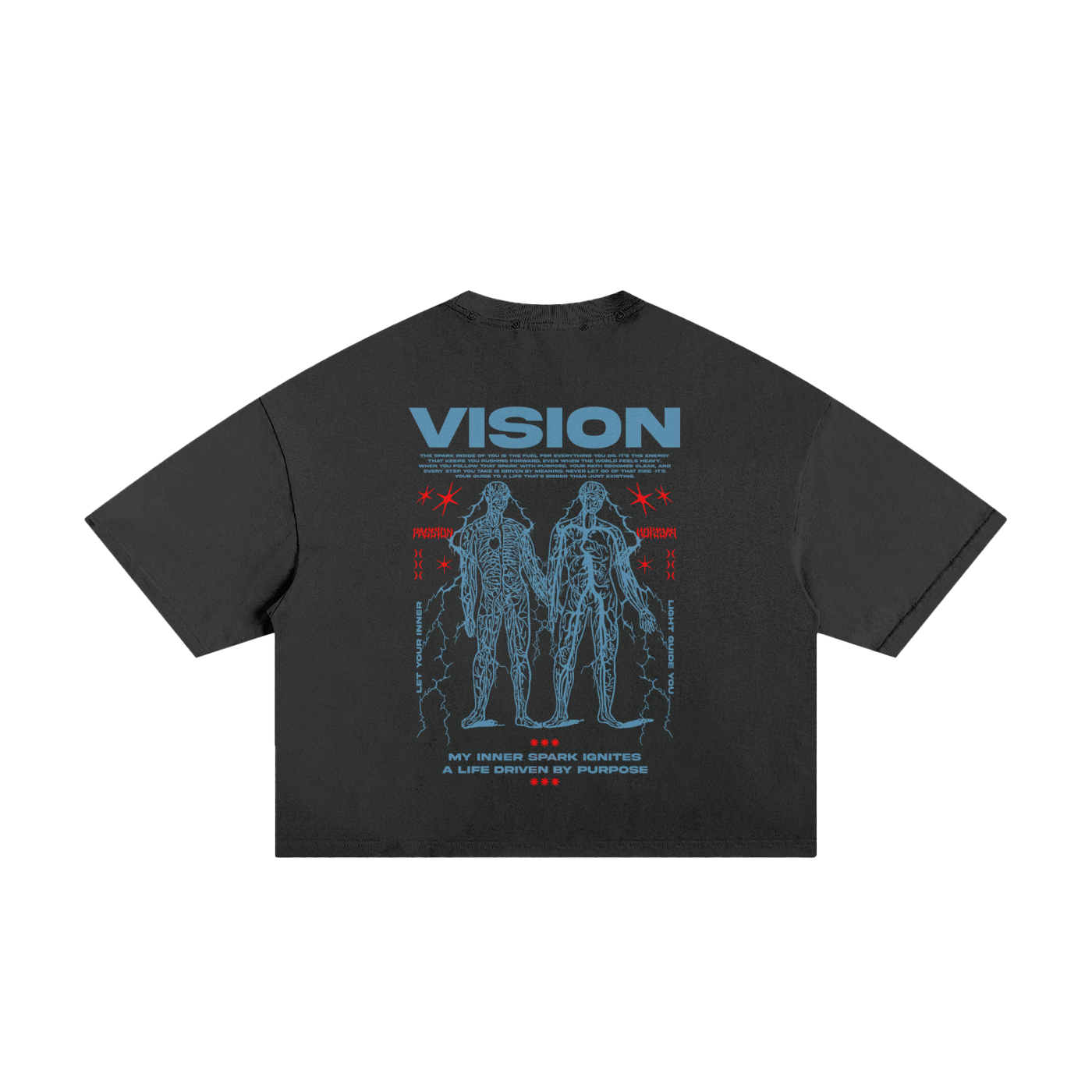 Vision Classic Frayed Boxy Tee